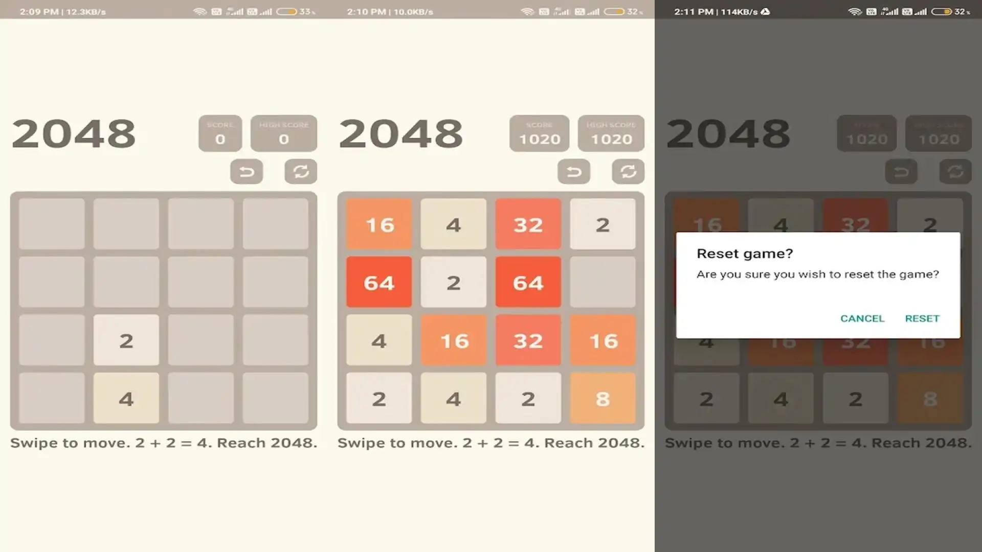 2048益智游戏【无广告】