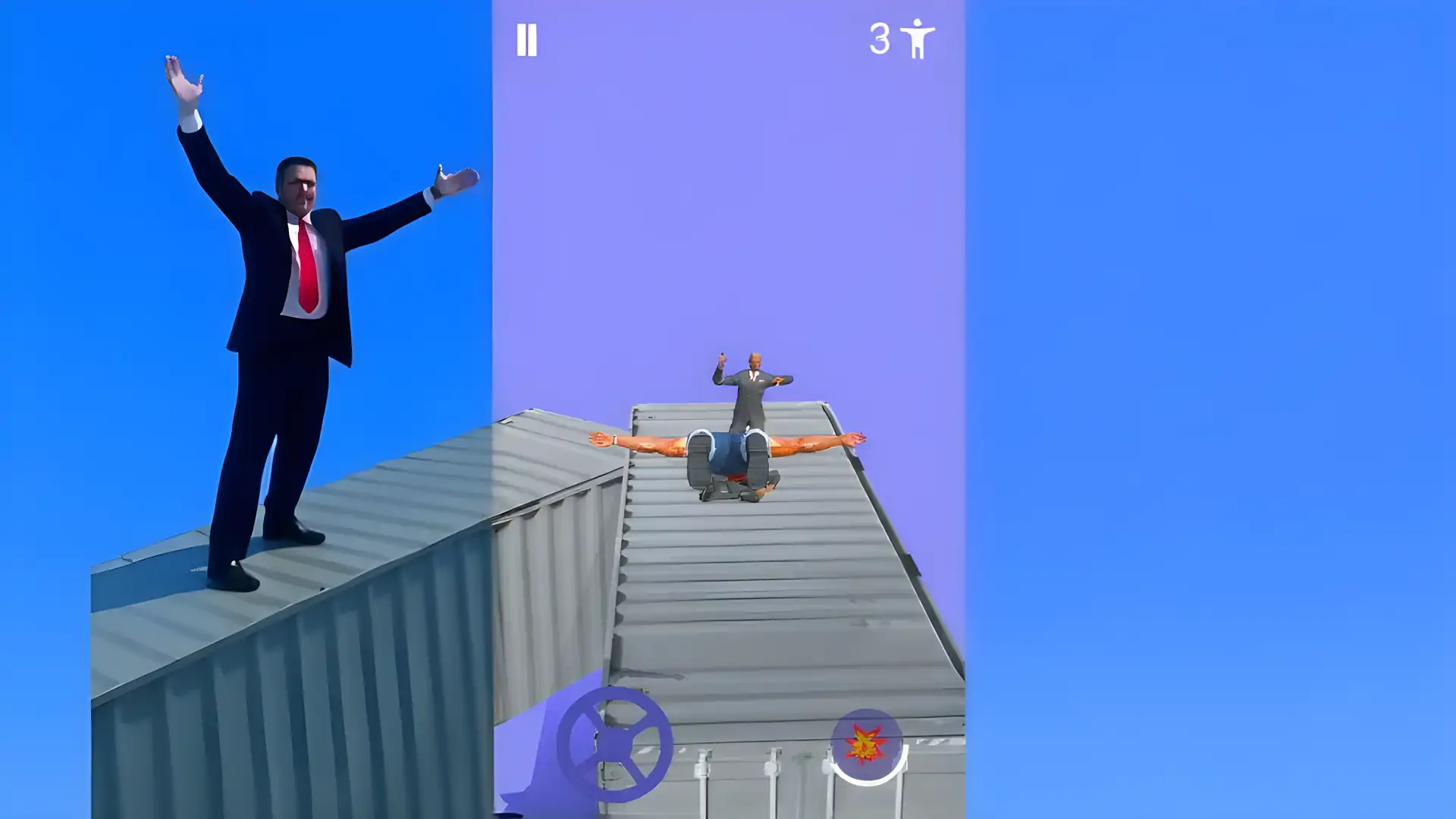 CannonShot3D：踢坏人