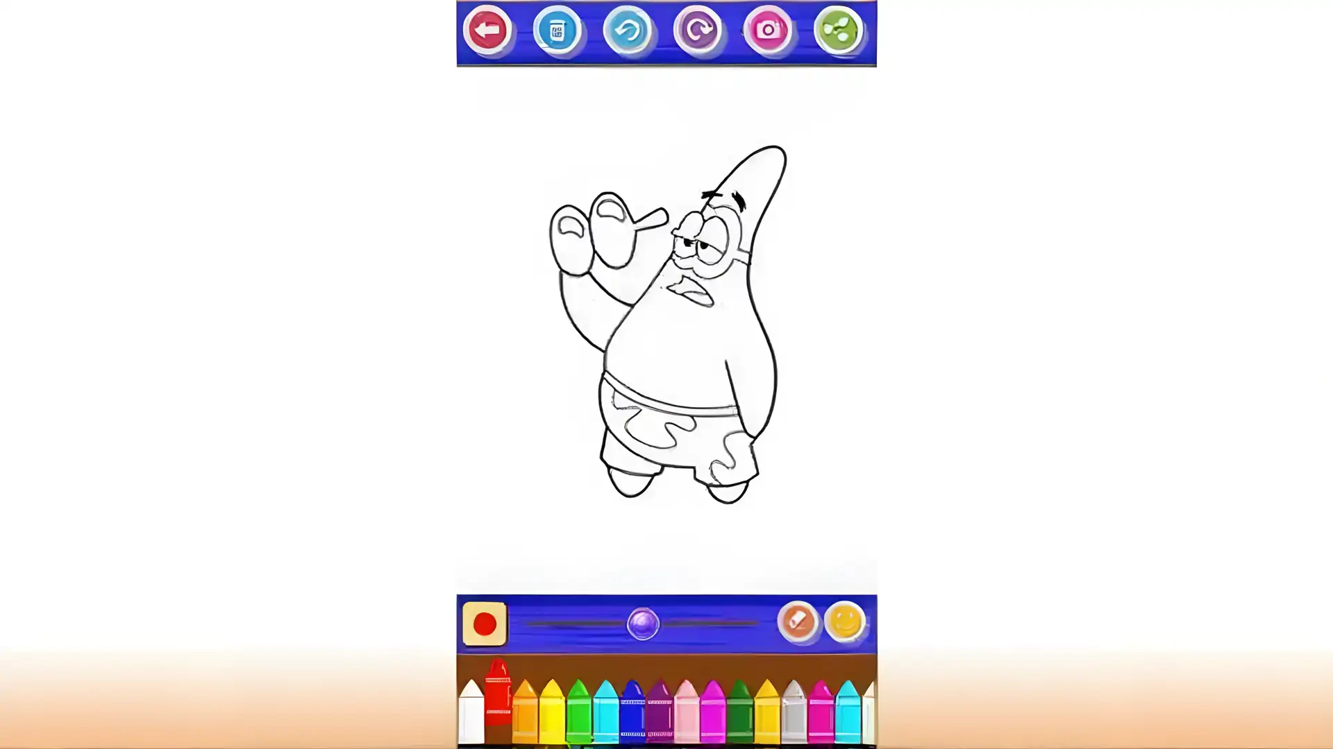 着色书卡通画