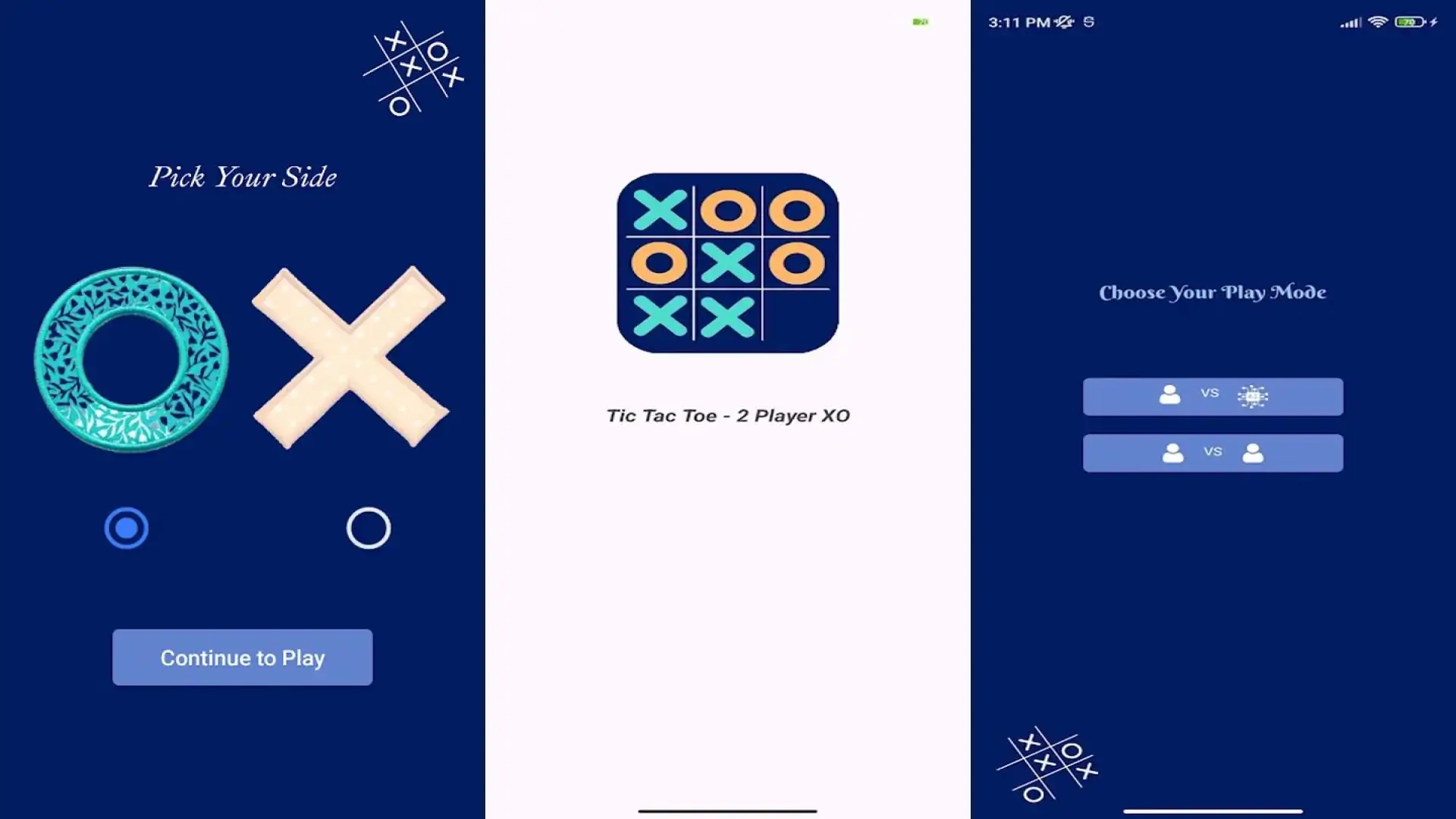 Tic Tac Toe - 2 Player XO