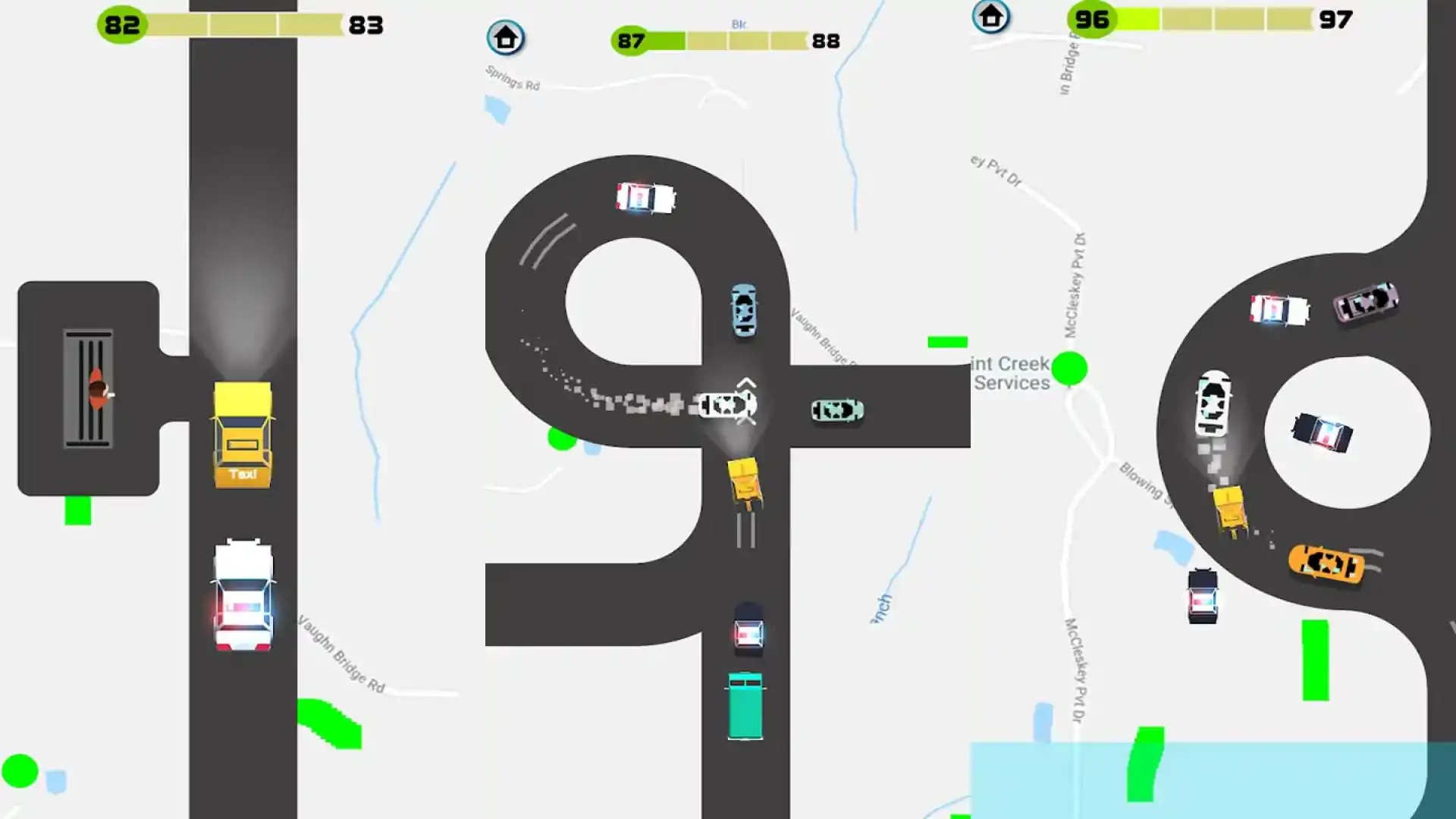 赛车比赛趣味游戏-交通车