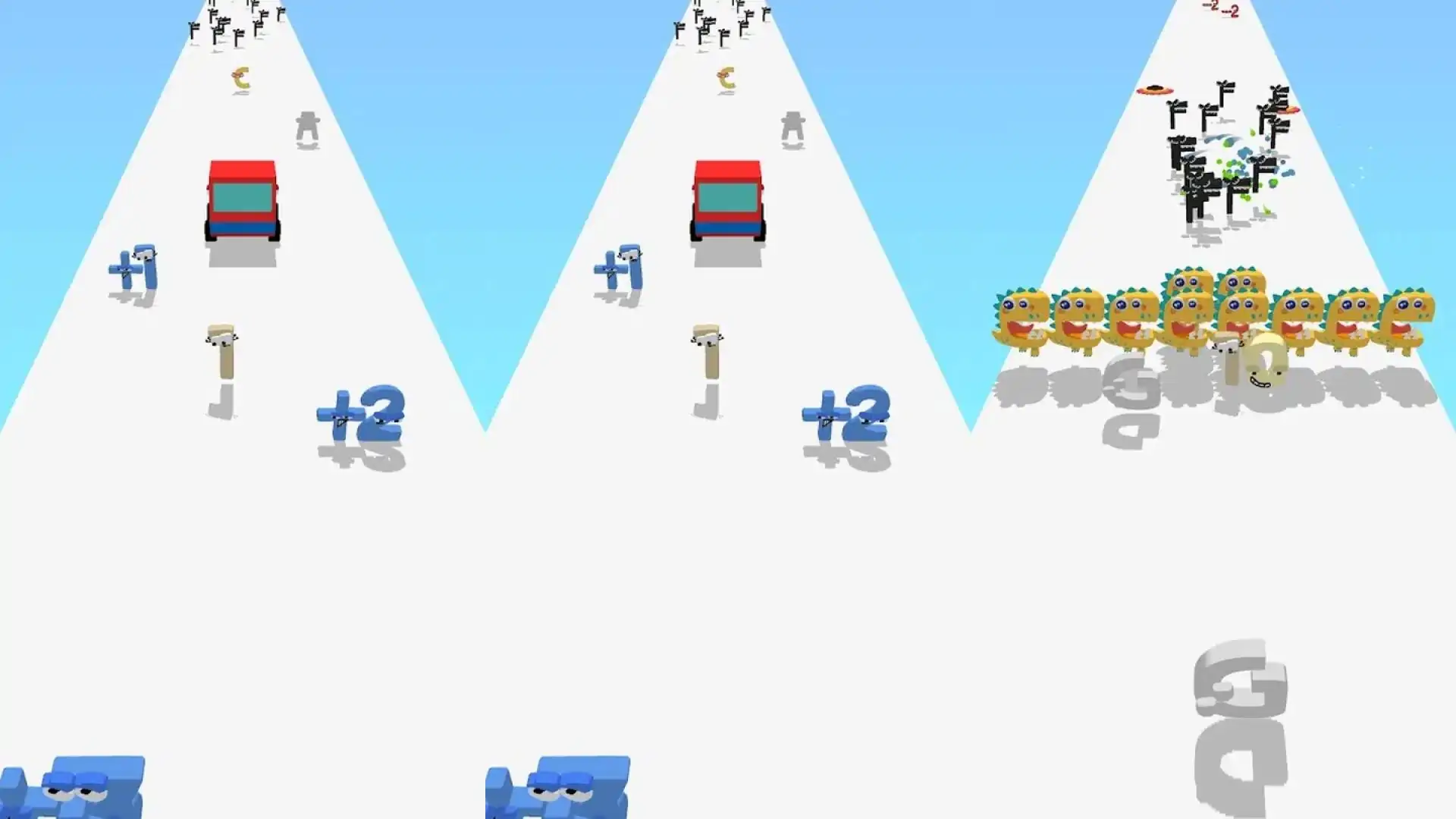 字母跑