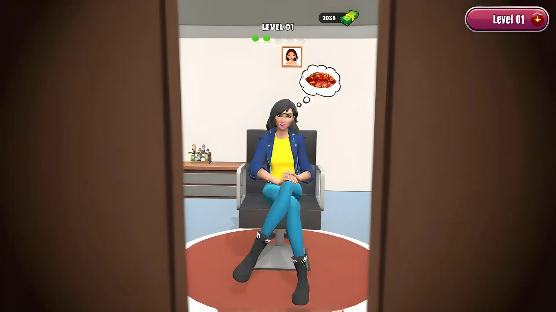 唇彩3D美妆游戏