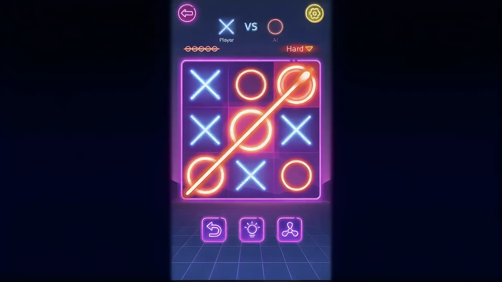 TicTacToe2球员：发光