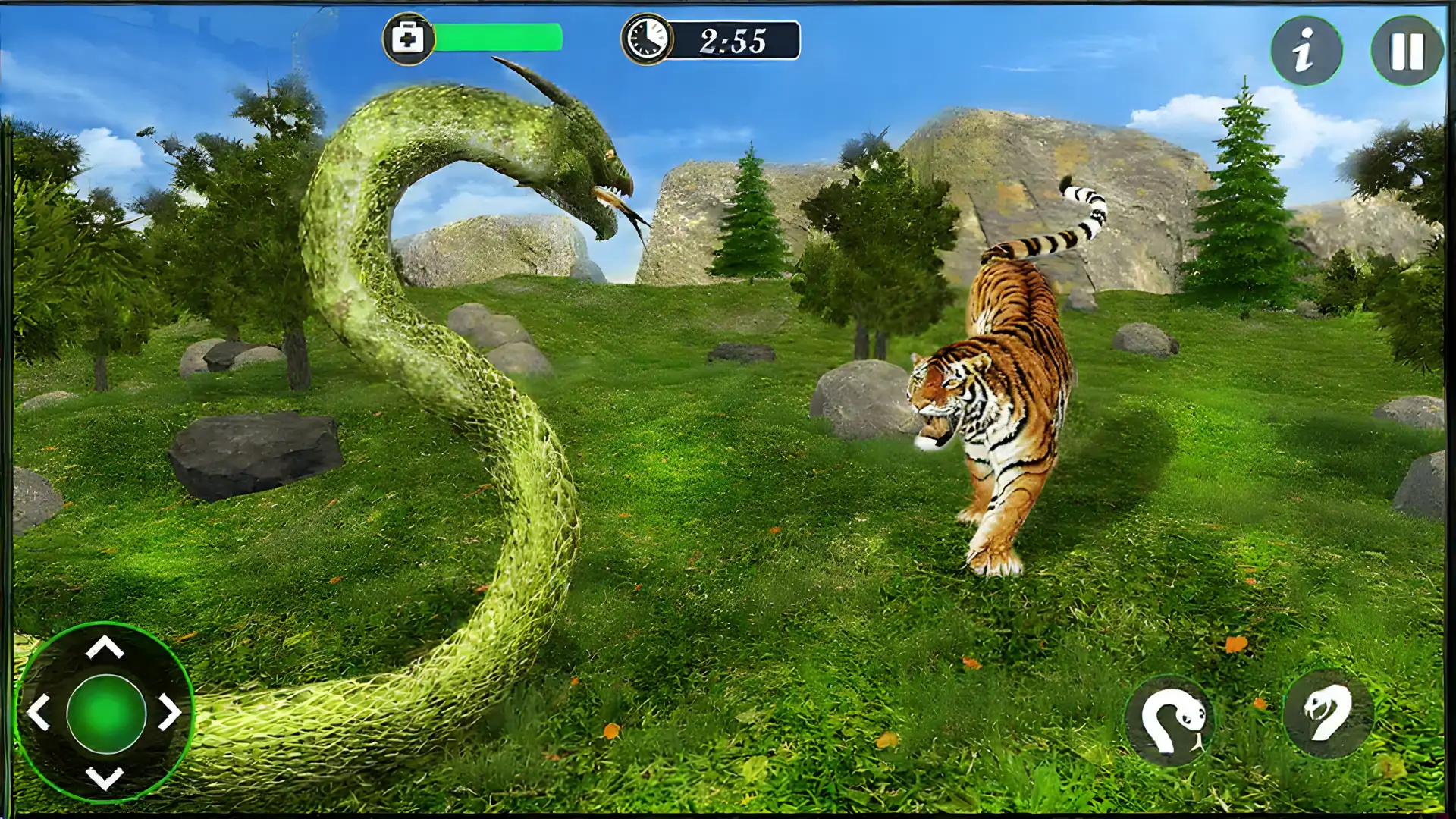 真正的Anaconda模拟器3D-动物狩猎游戏
