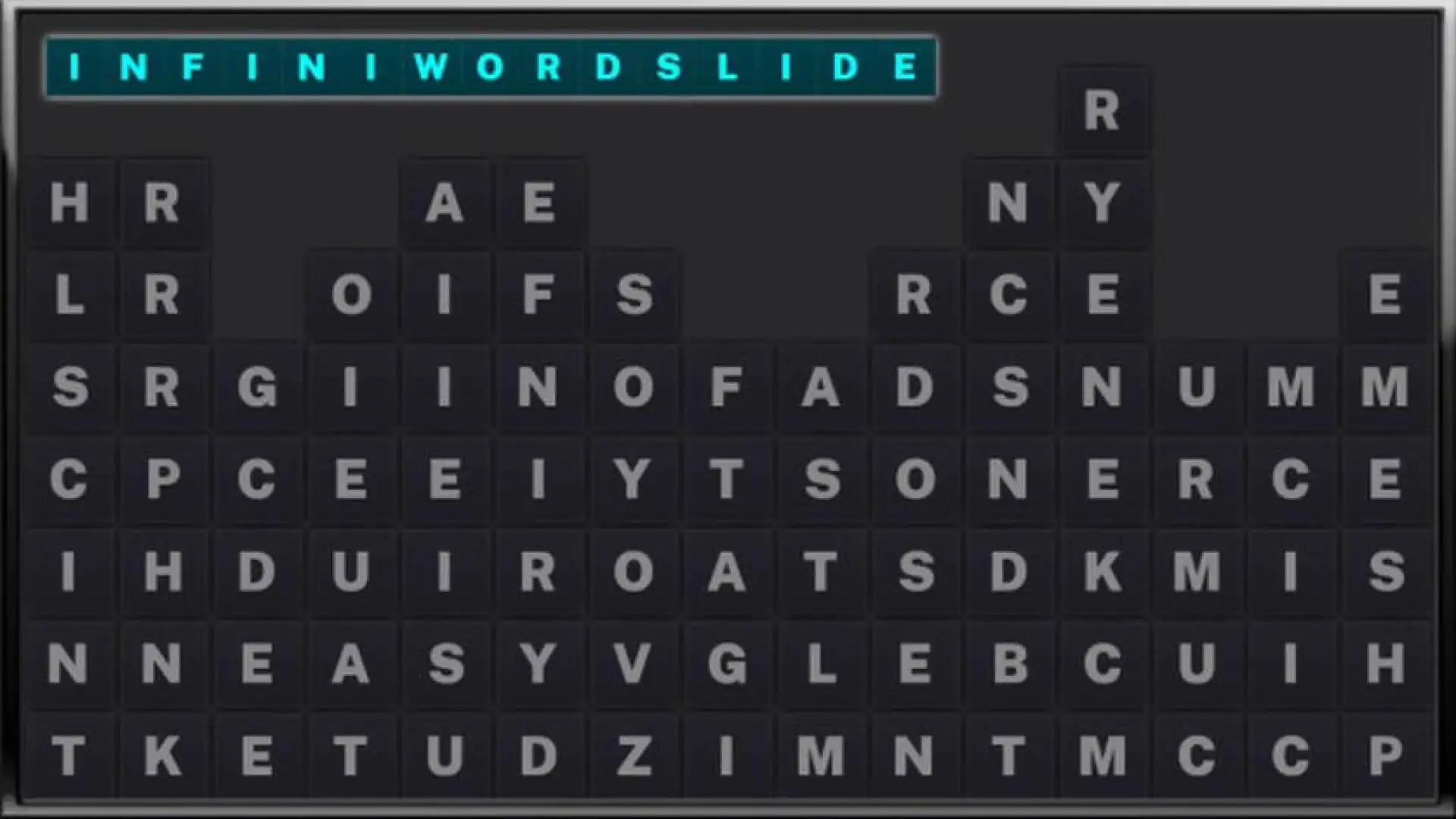 InfiniWordSlide