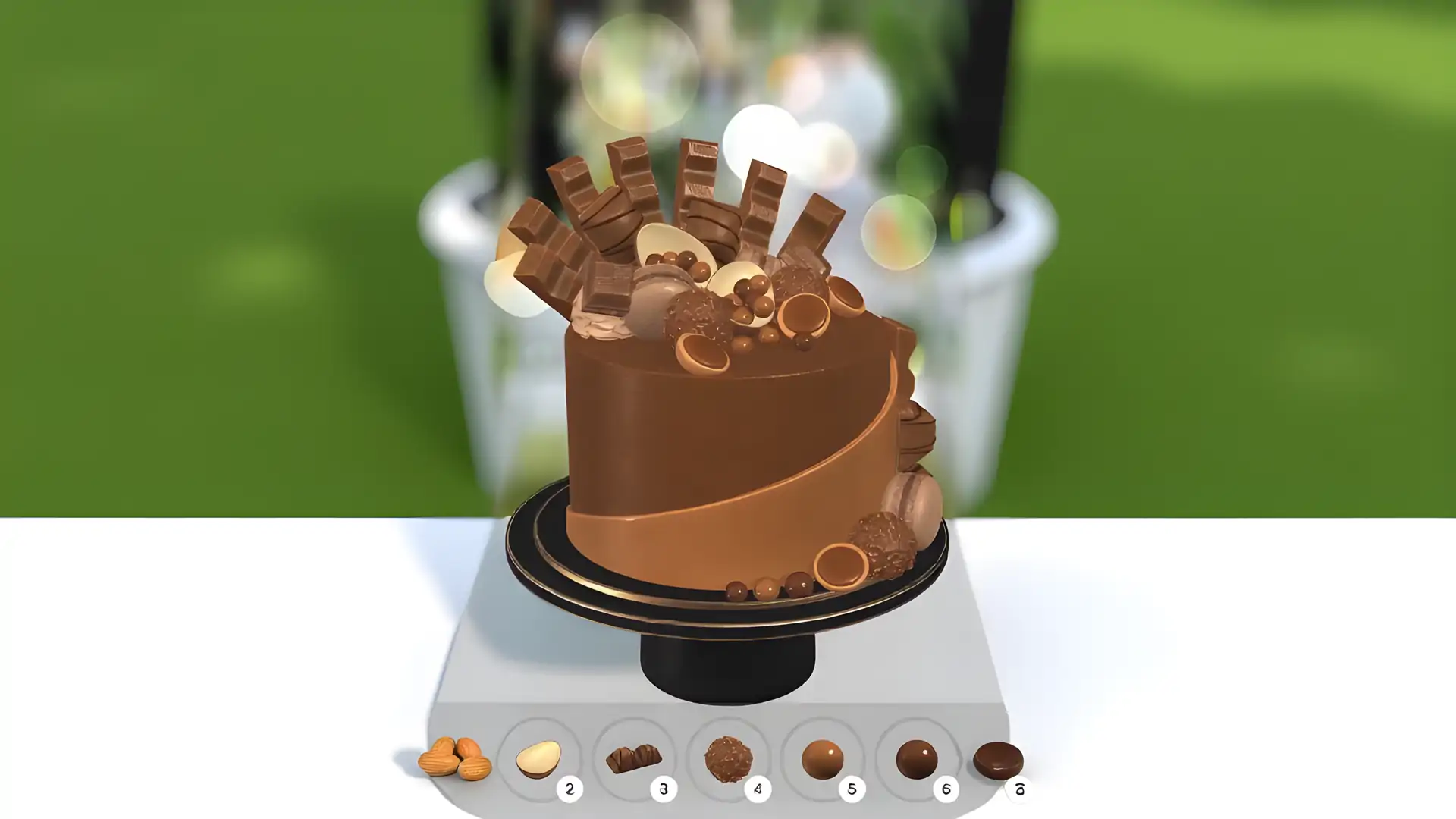 蛋糕着色3D