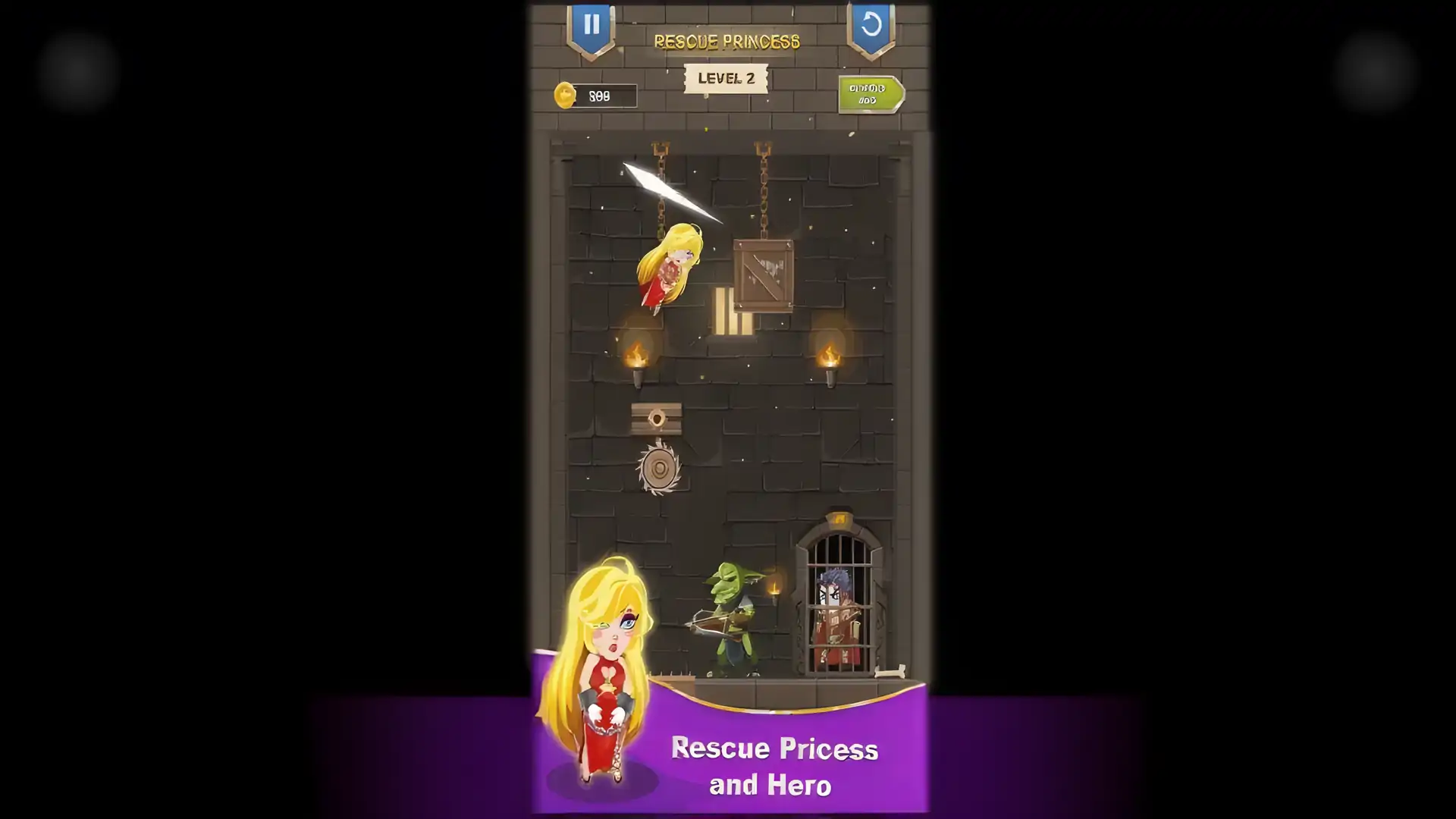 HeroRescueWars和PinPull-LootDiamond&Coins