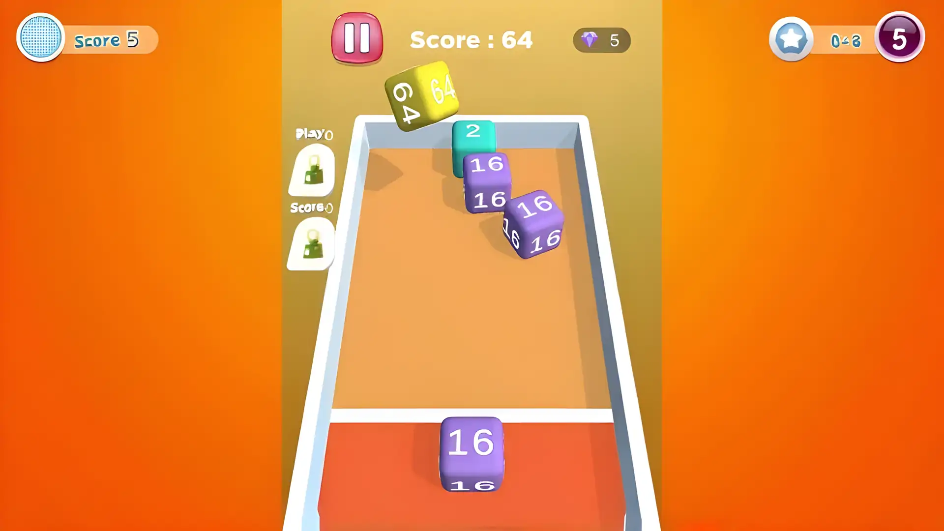 连锁2048合并游戏3D
