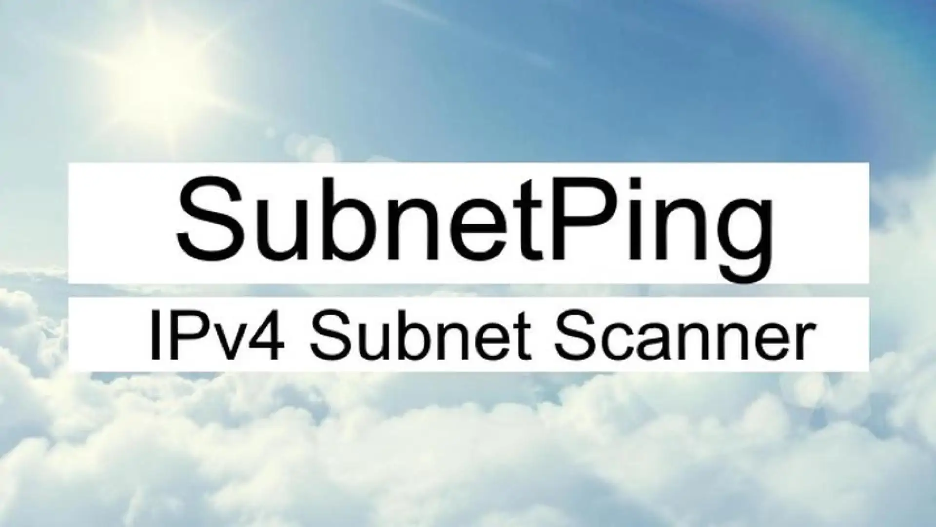 SubnetPing