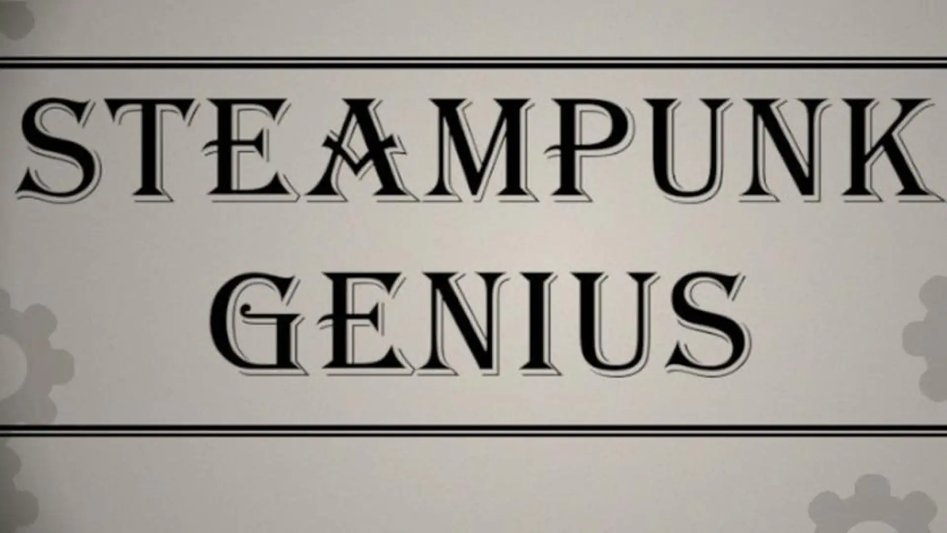 Steampunk Genius