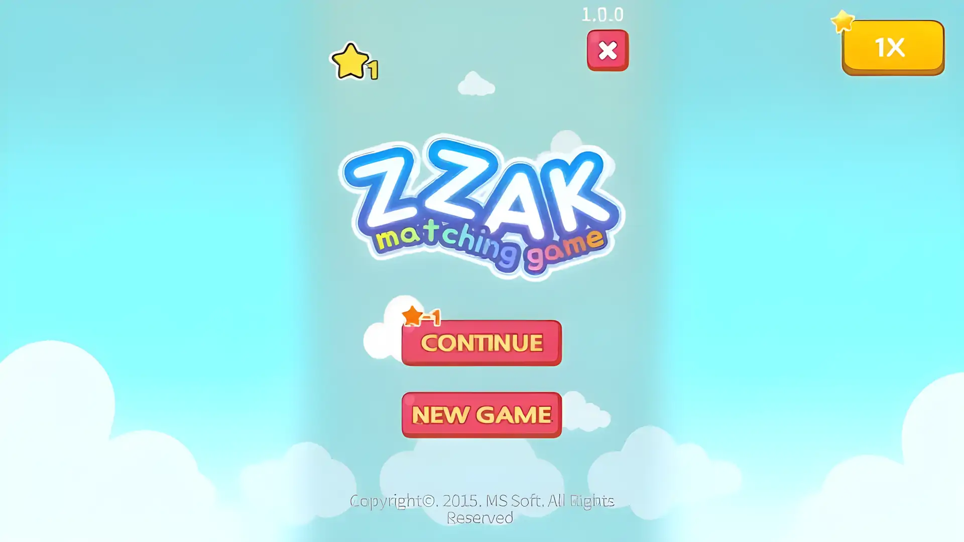 ZZAK卡片配对游戏