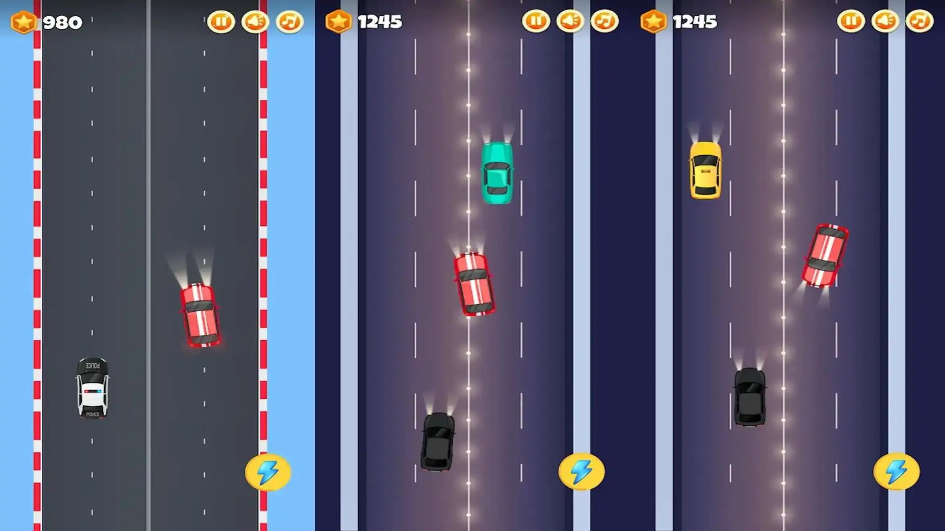 赛车游戏-3D高速公路