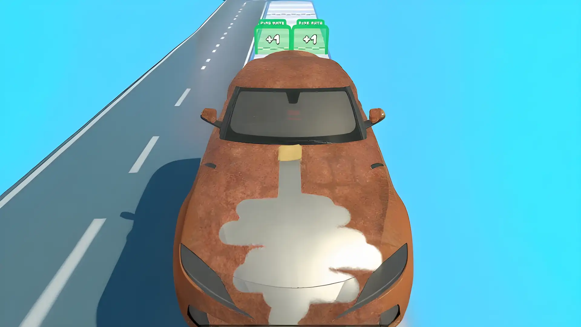 生锈的汽车跑