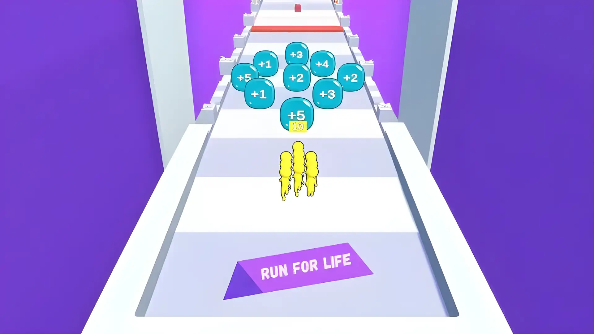 人群疯狂的跑步3d2022