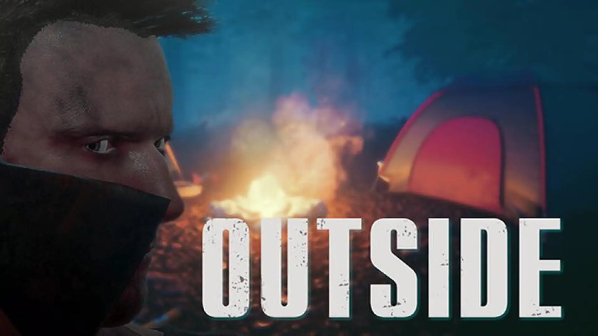 Outside