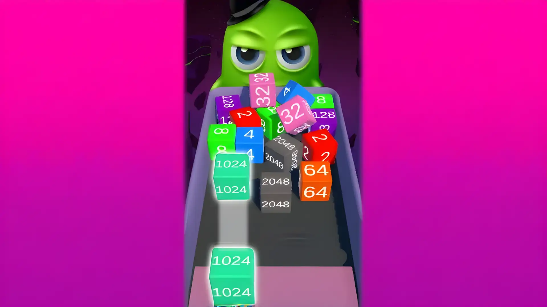 连锁合并2048:3D立方体游戏