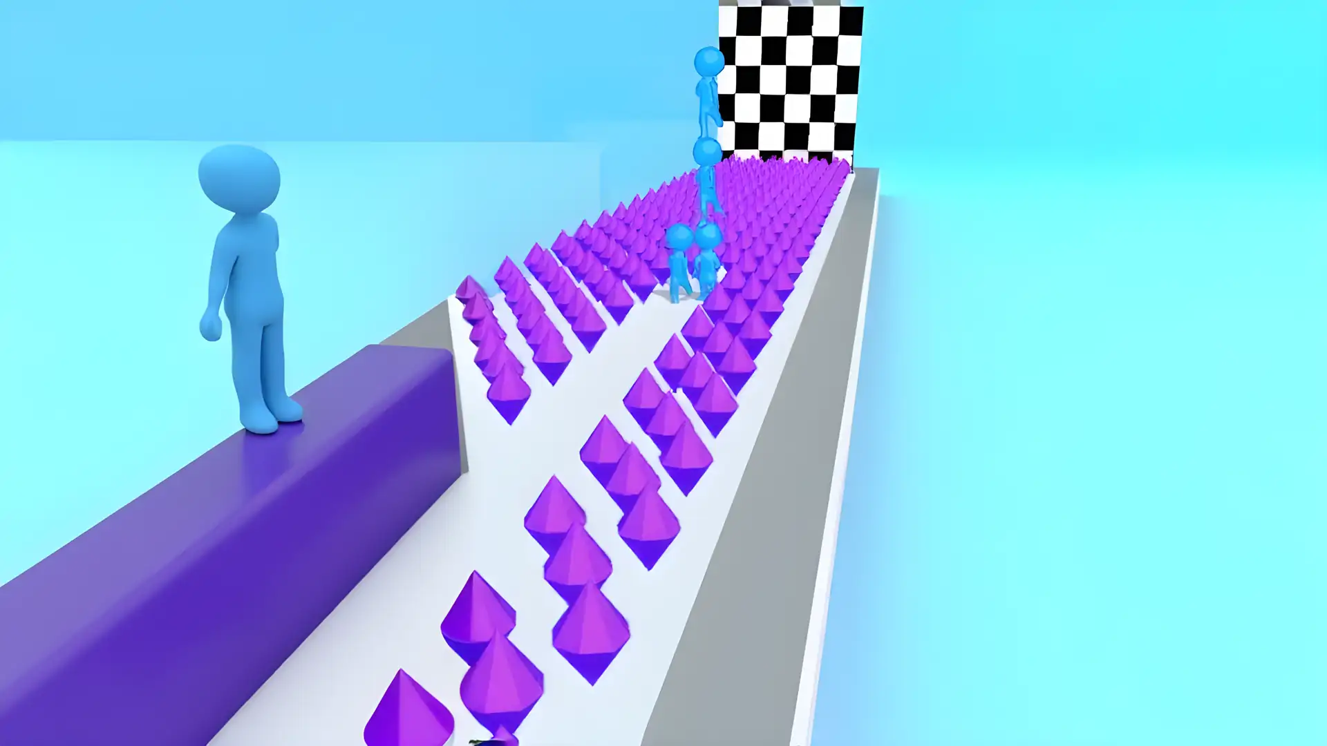 人群塔3D
