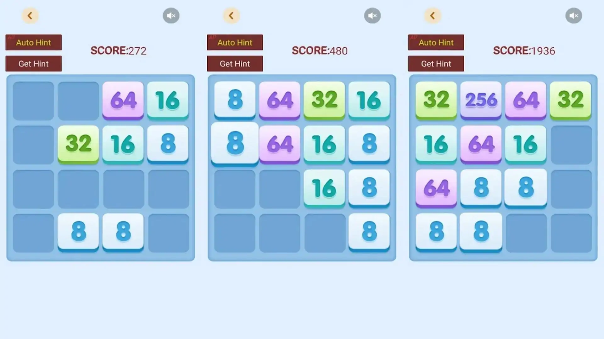 2048游戏-数字组合游戏