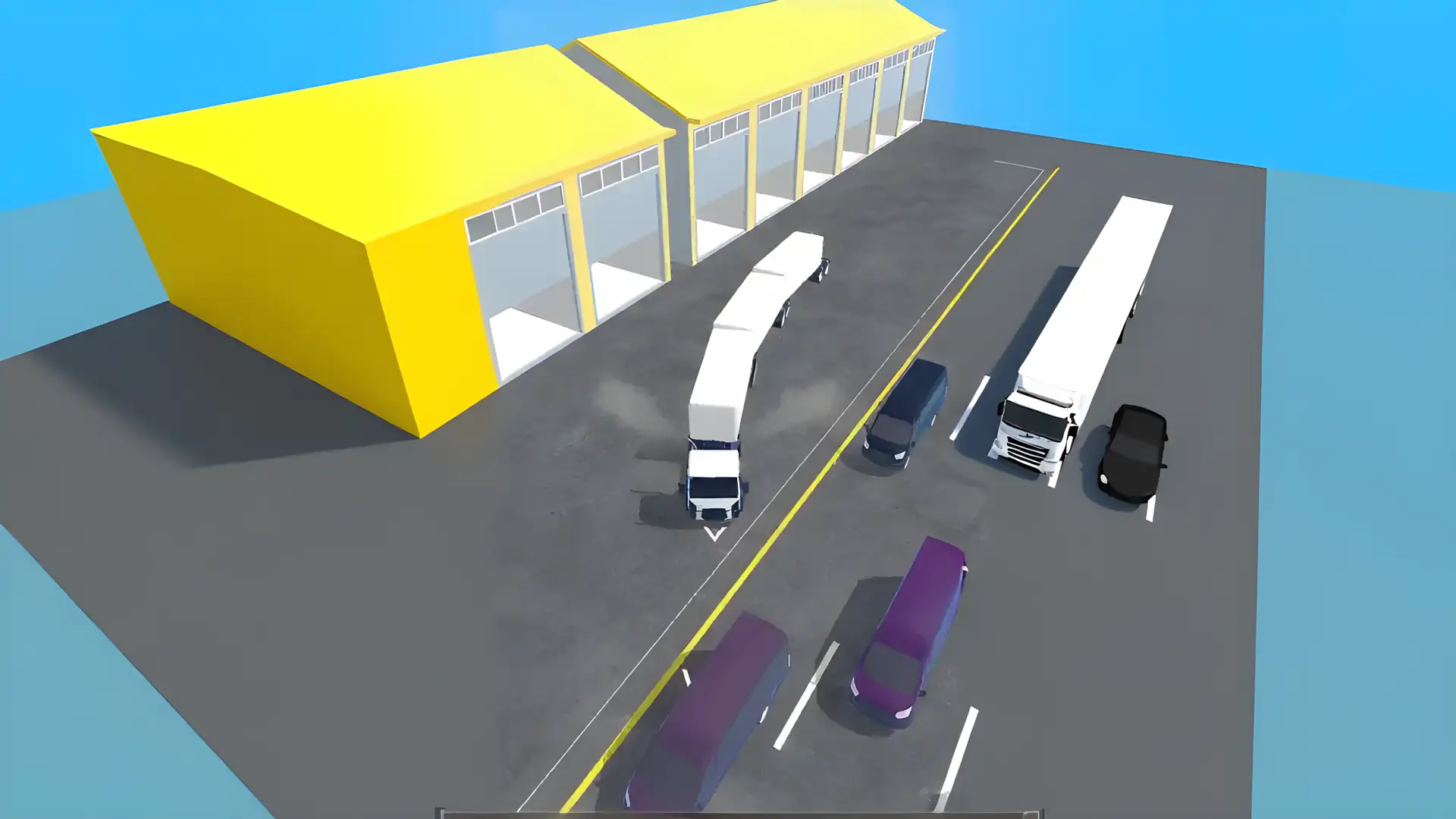 集装箱交通3d