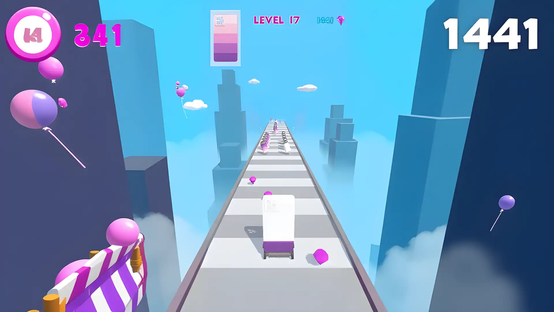 手机案件运行3D：DashRunner