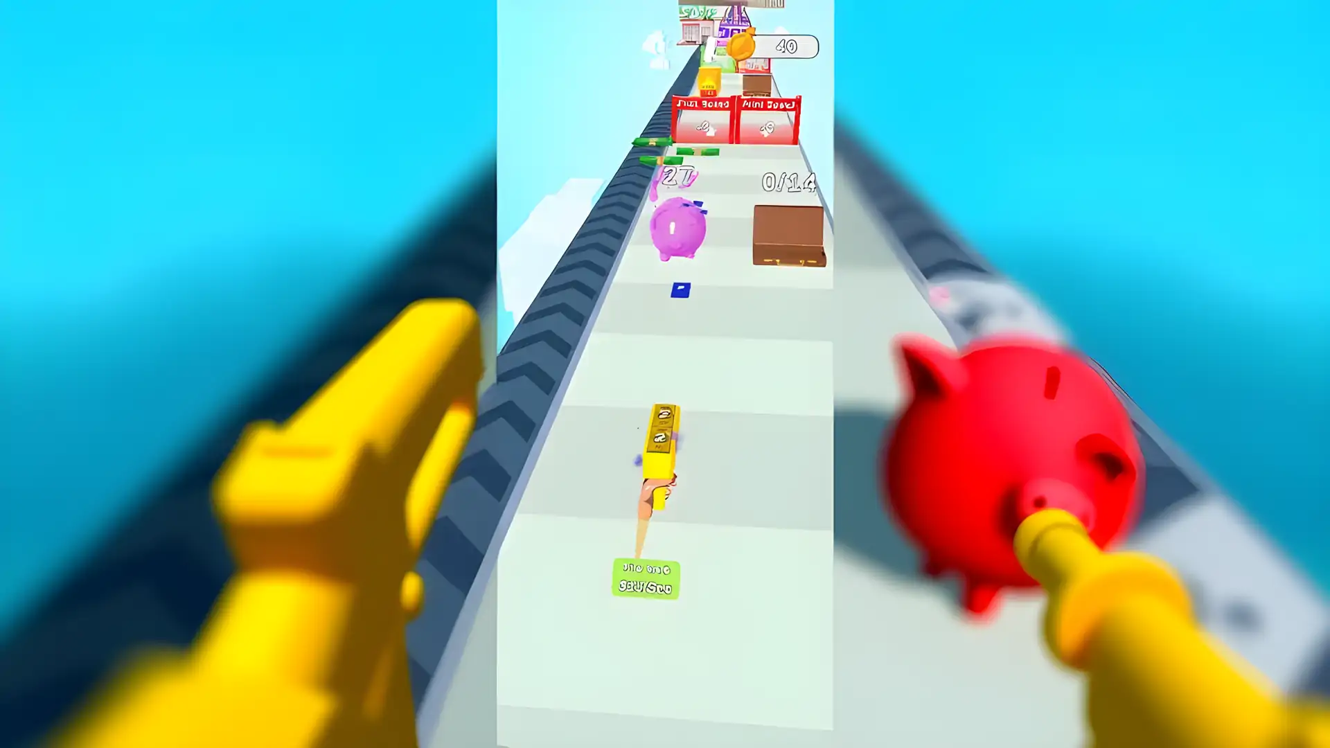 金钱枪跑