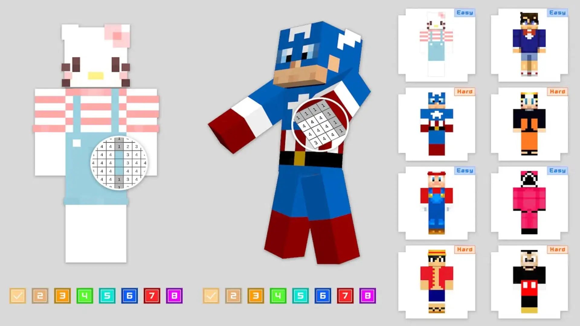 SkinDraw3d-Craft矿工皮肤