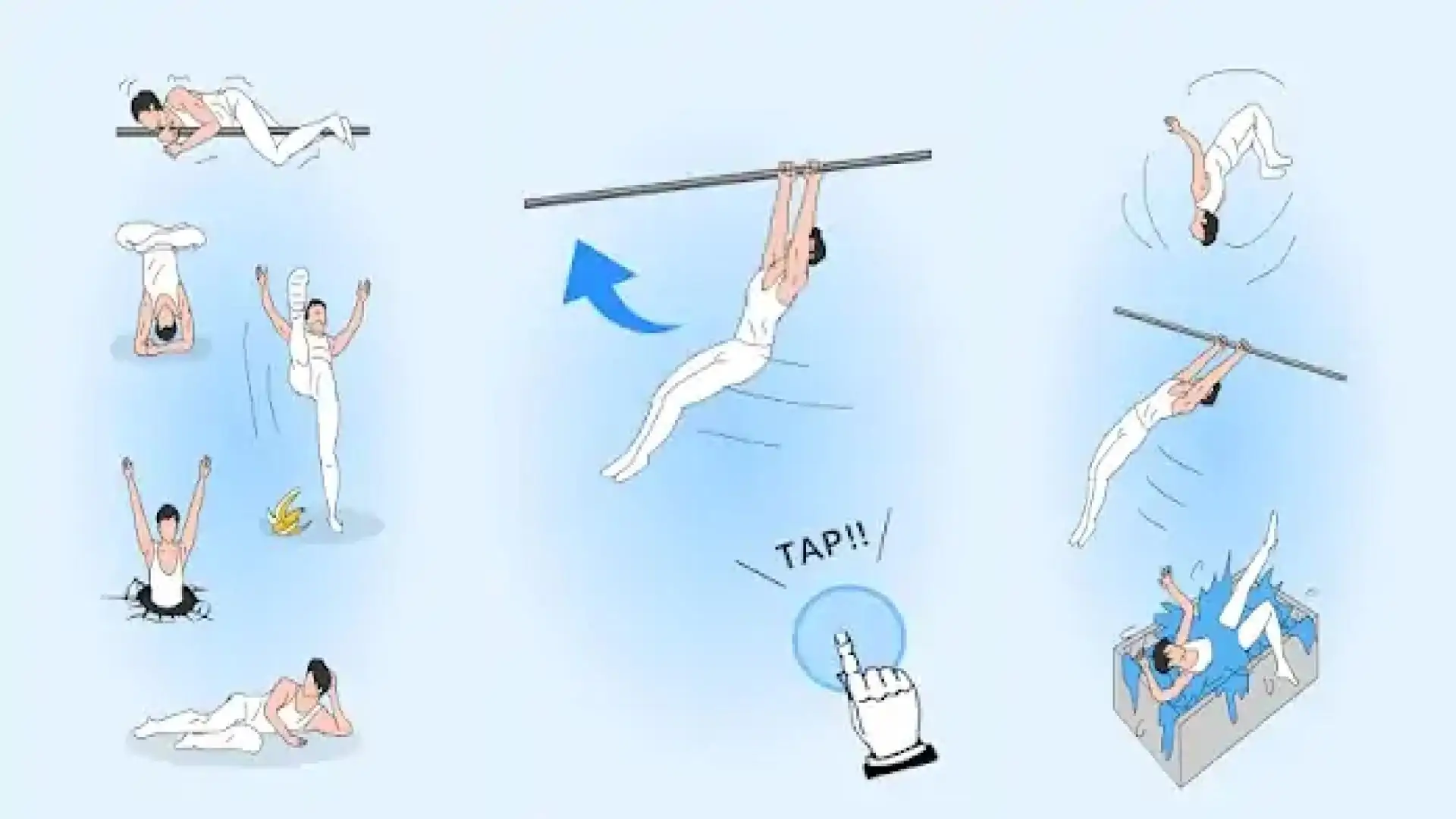 奇怪的单杠