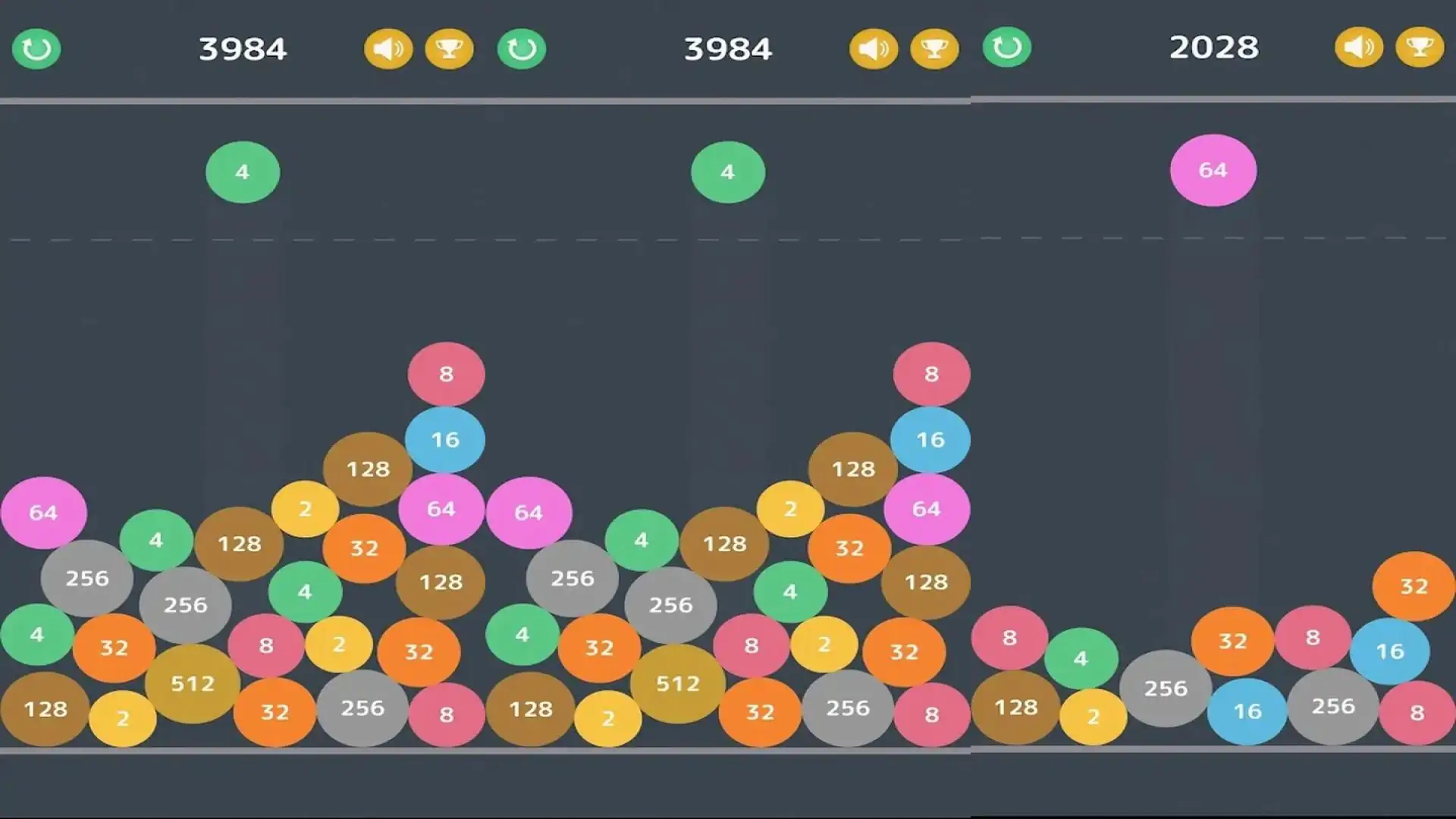 2048球