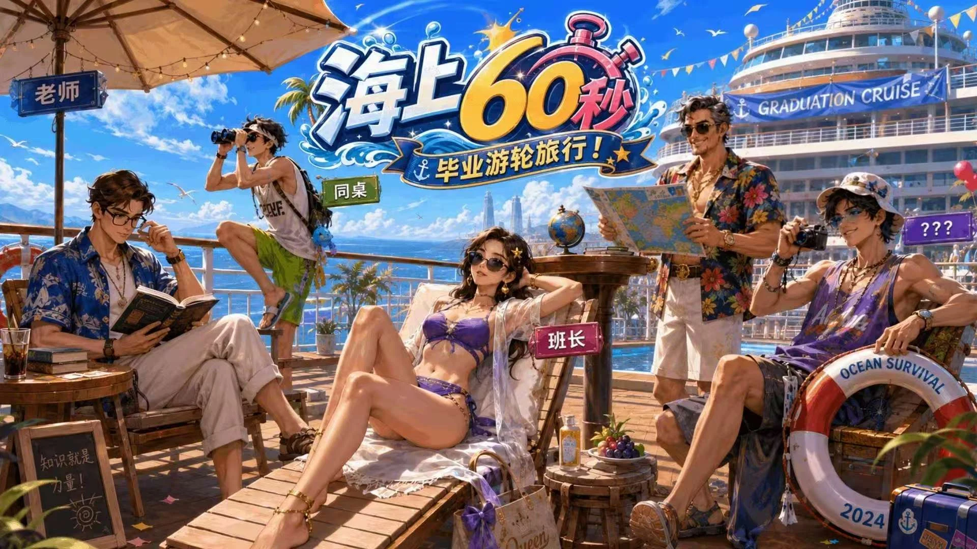 海上60秒之毕业游轮旅行