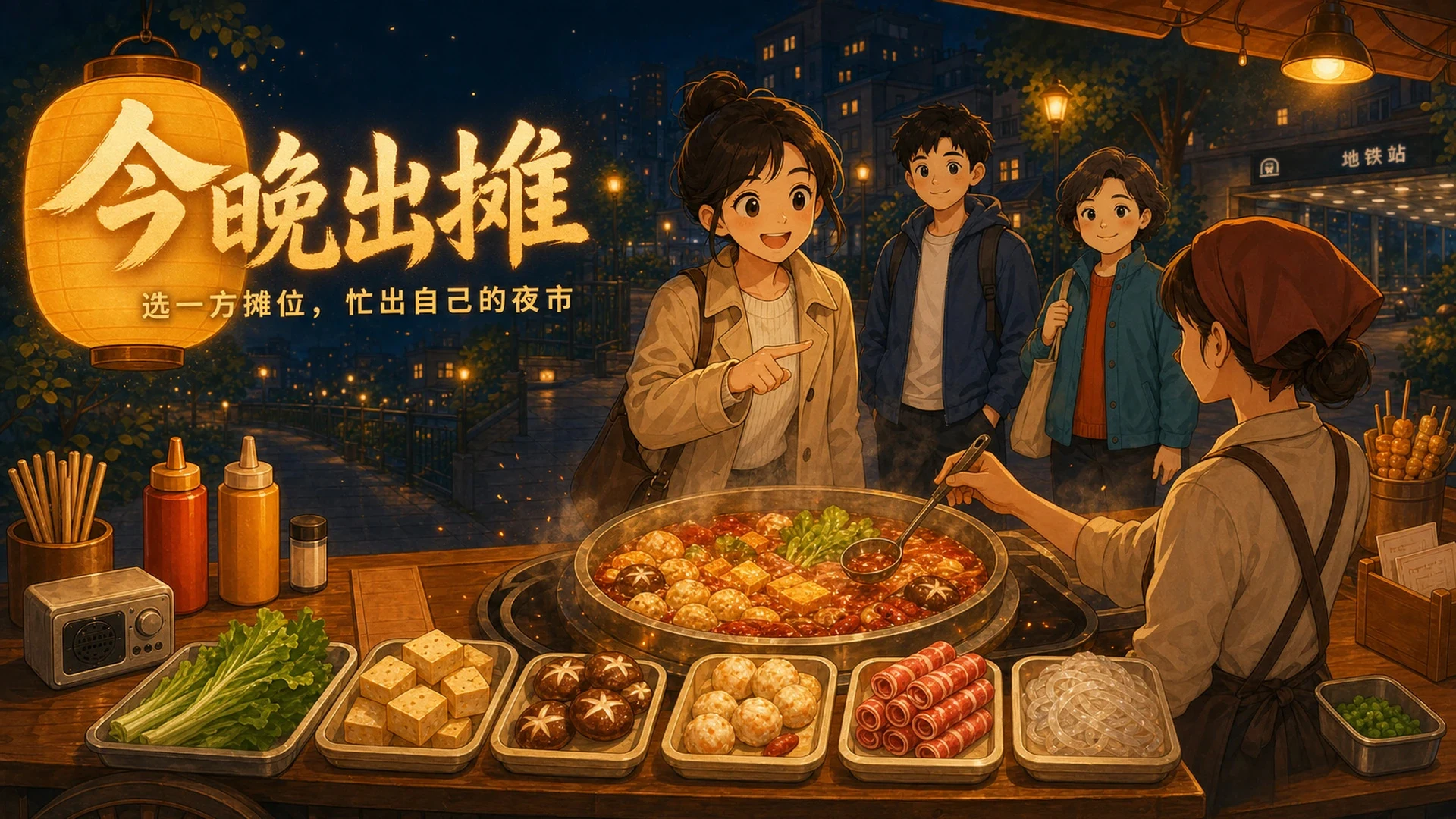 今晚出摊