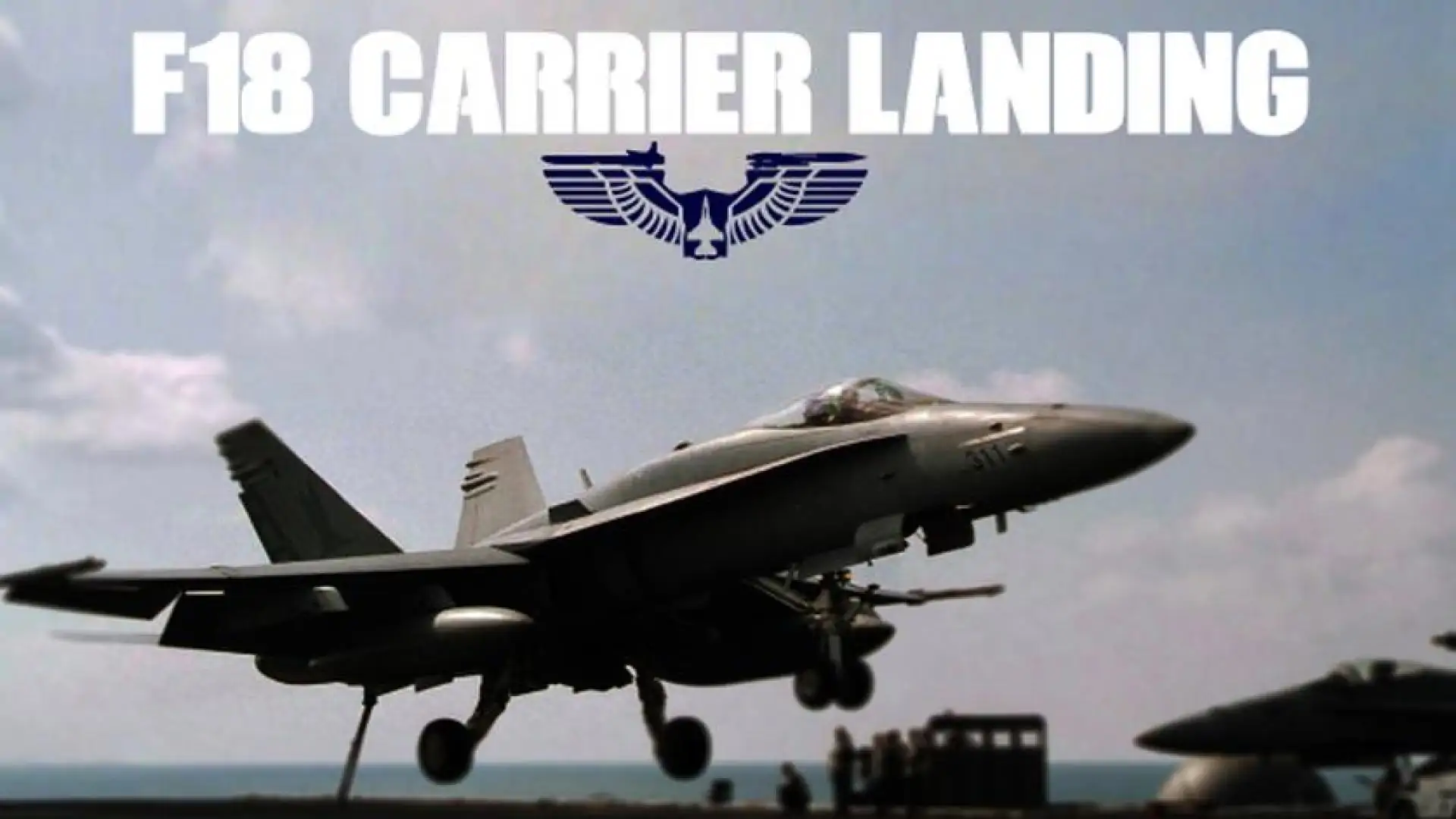 F18 Carrier Landing