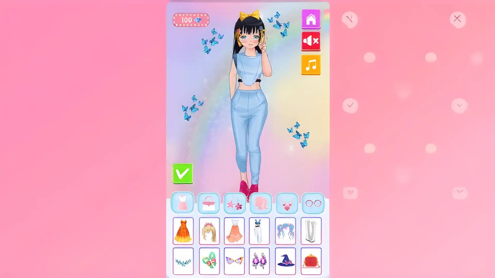 动漫女孩装扮挑战