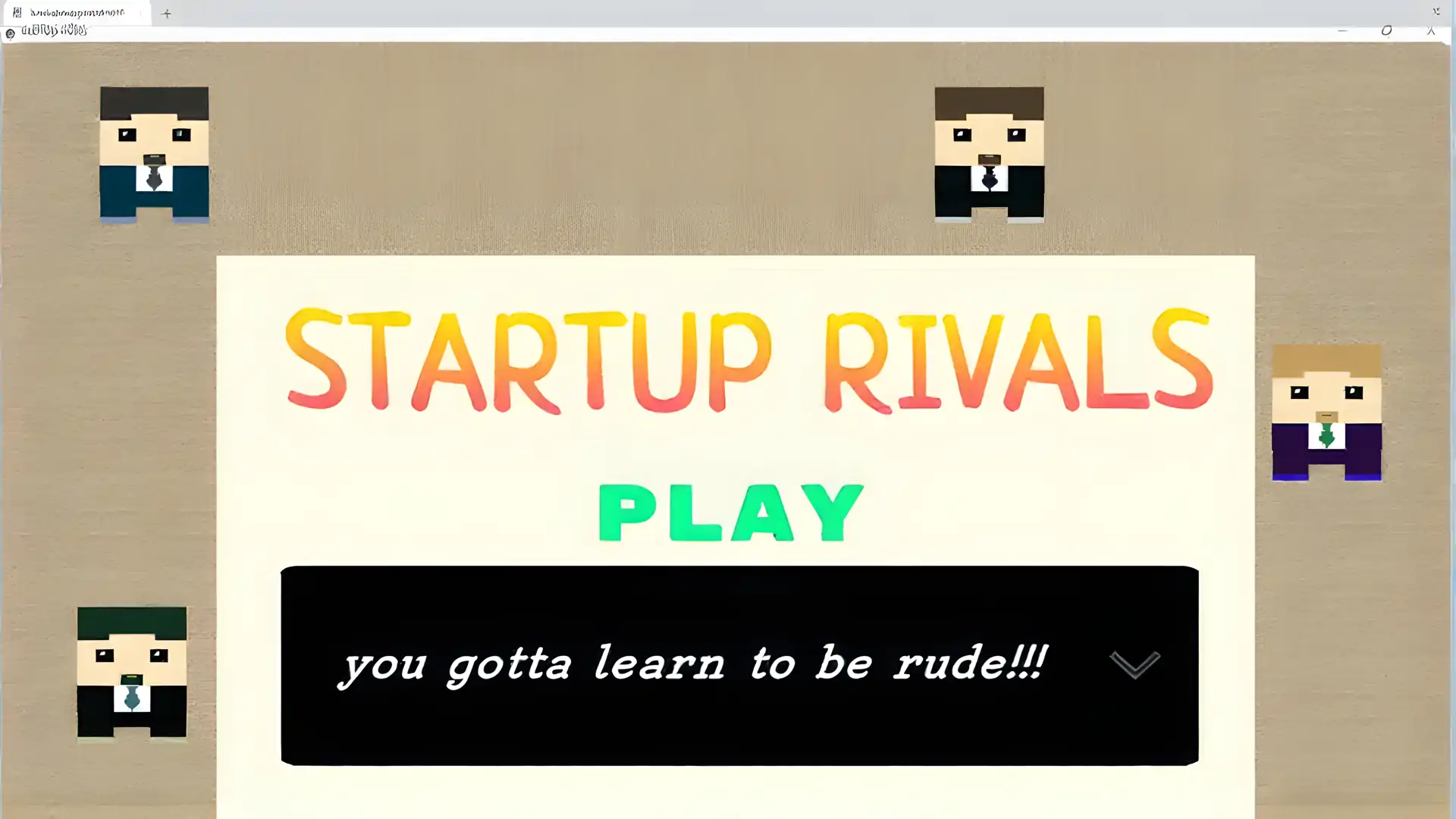 StartUpRivals:办公室模拟器