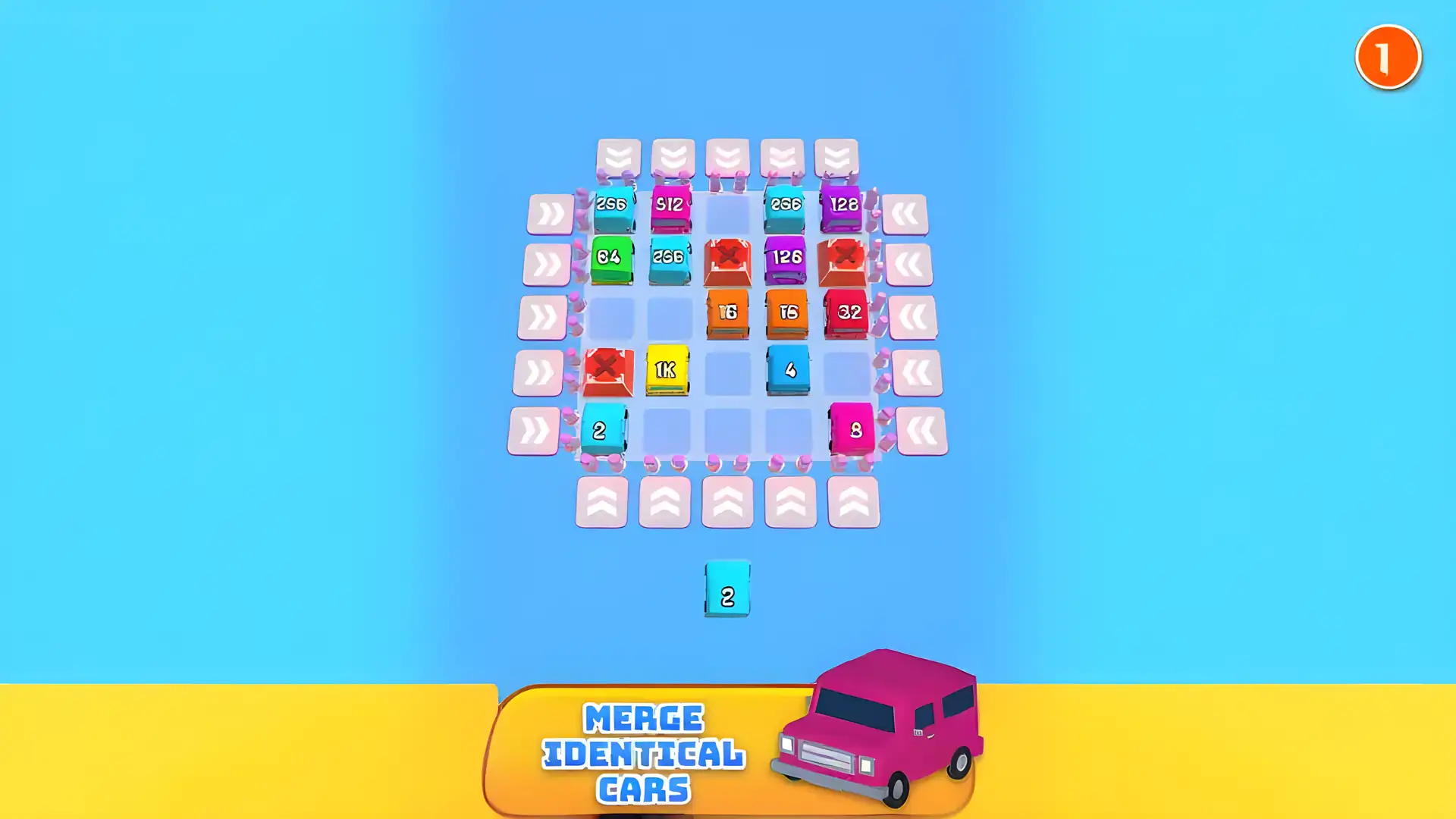 汽车堆栈2048
