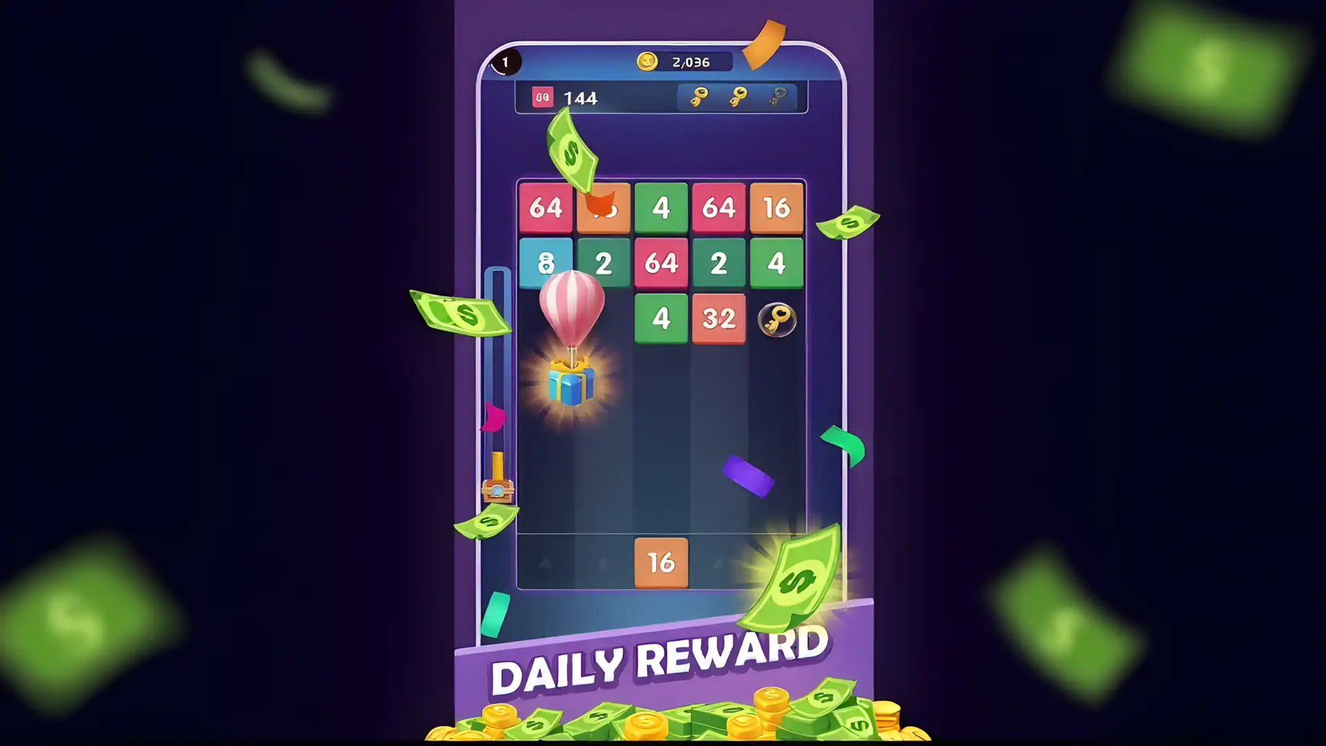 魔术射击游戏2048:获奖奖