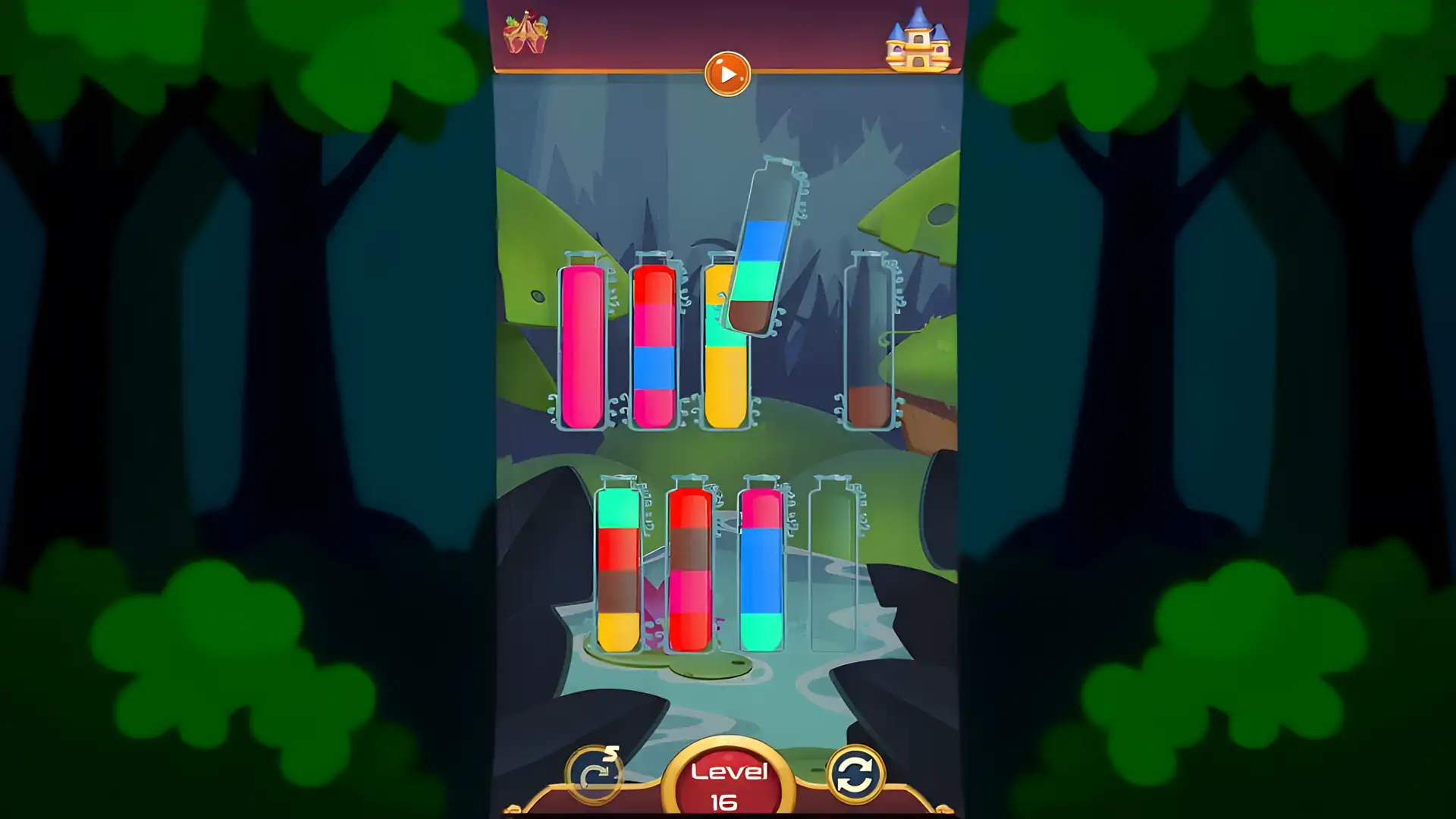 AquaPuzzle：颜色排序