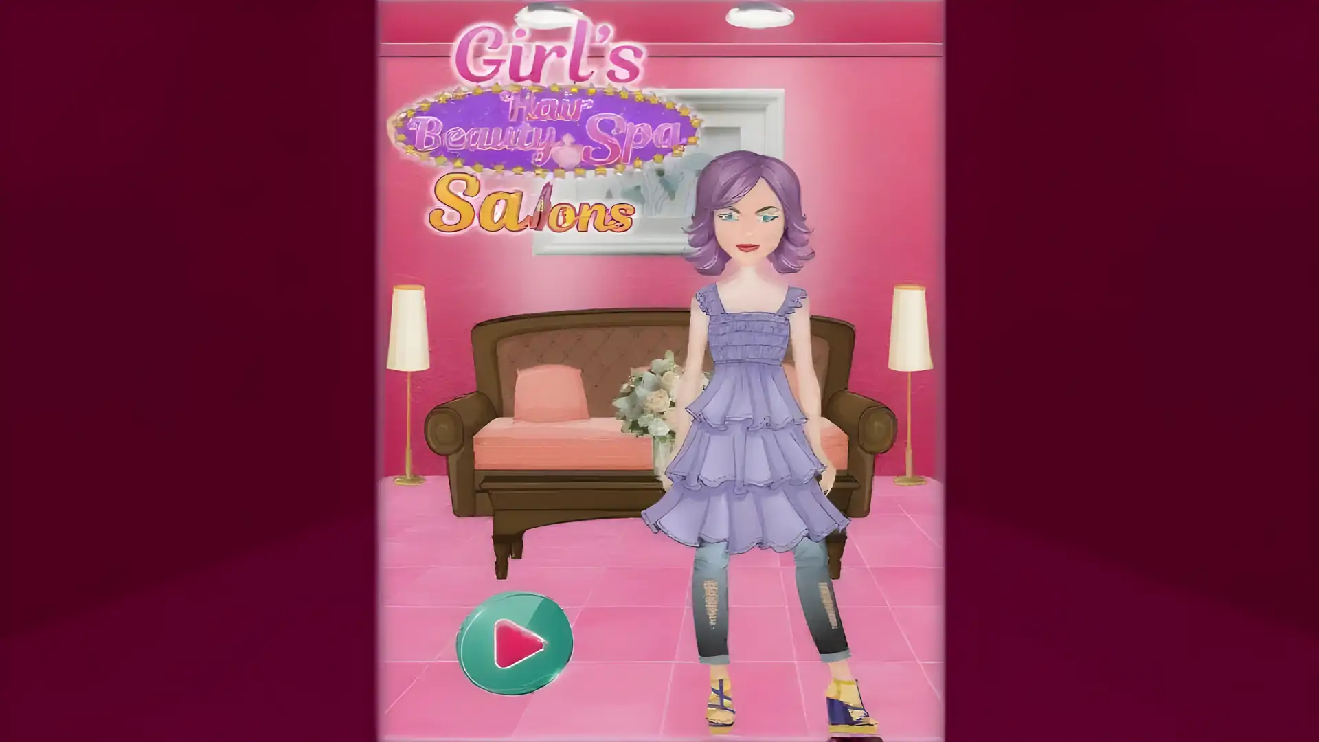 女孩美女头发温泉沙龙