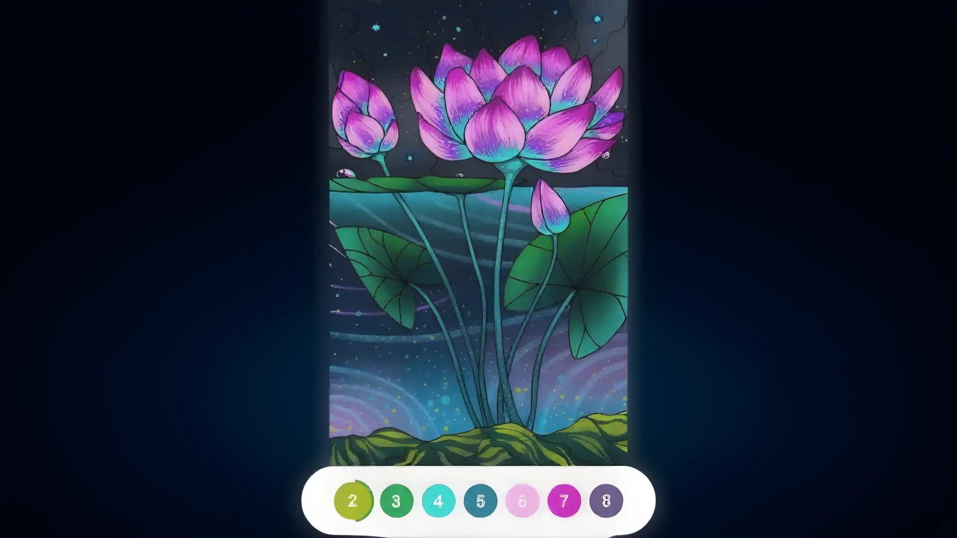 按数字涂色