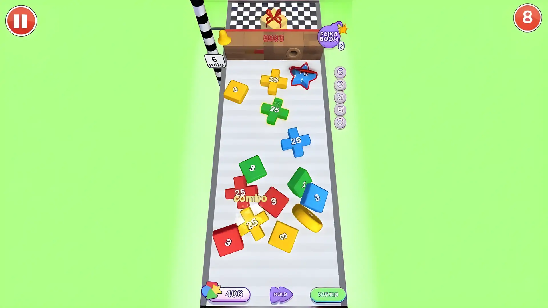 喧嚣的形状：3D合并游戏2048