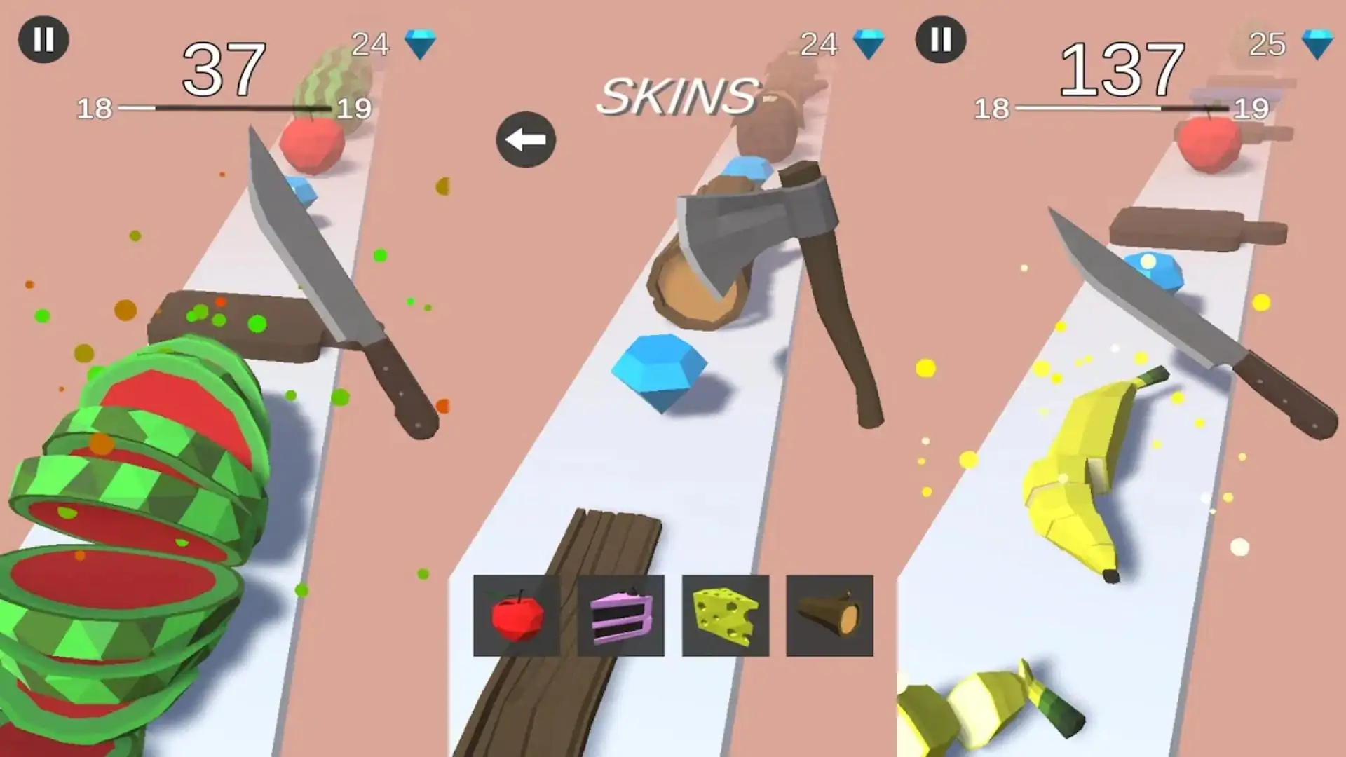 切片切割3D游戏