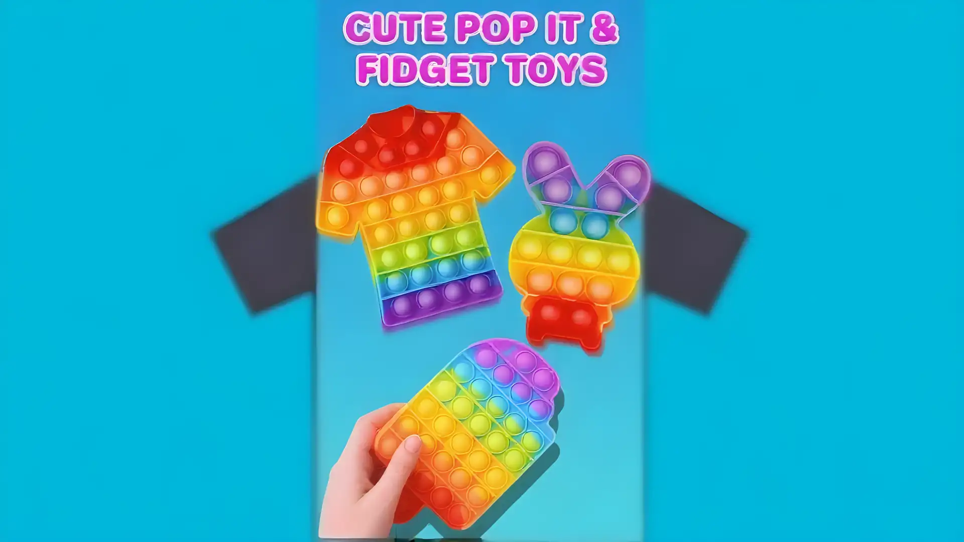 PopItFidget3D-Antistress冷静-流行IT玩具3D