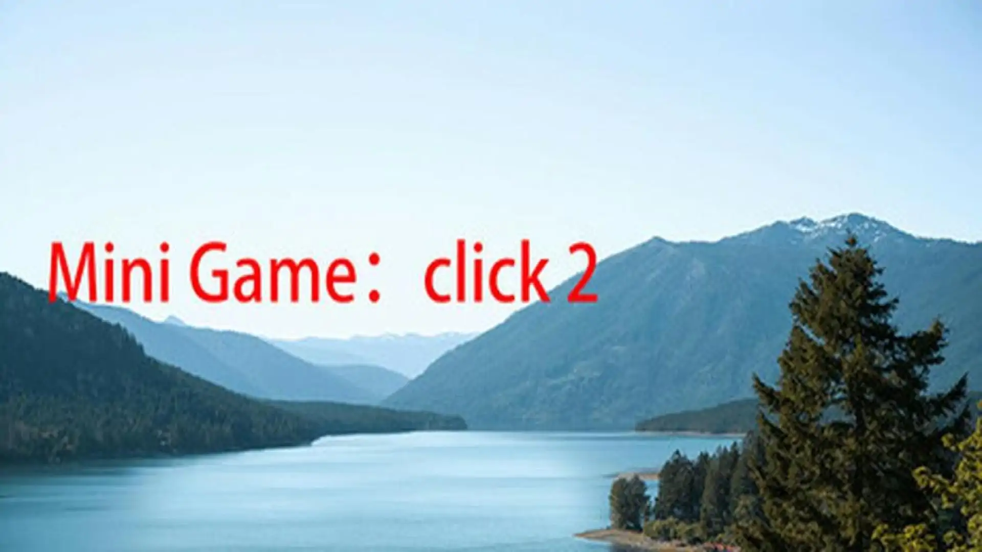 Mini Game:click 2