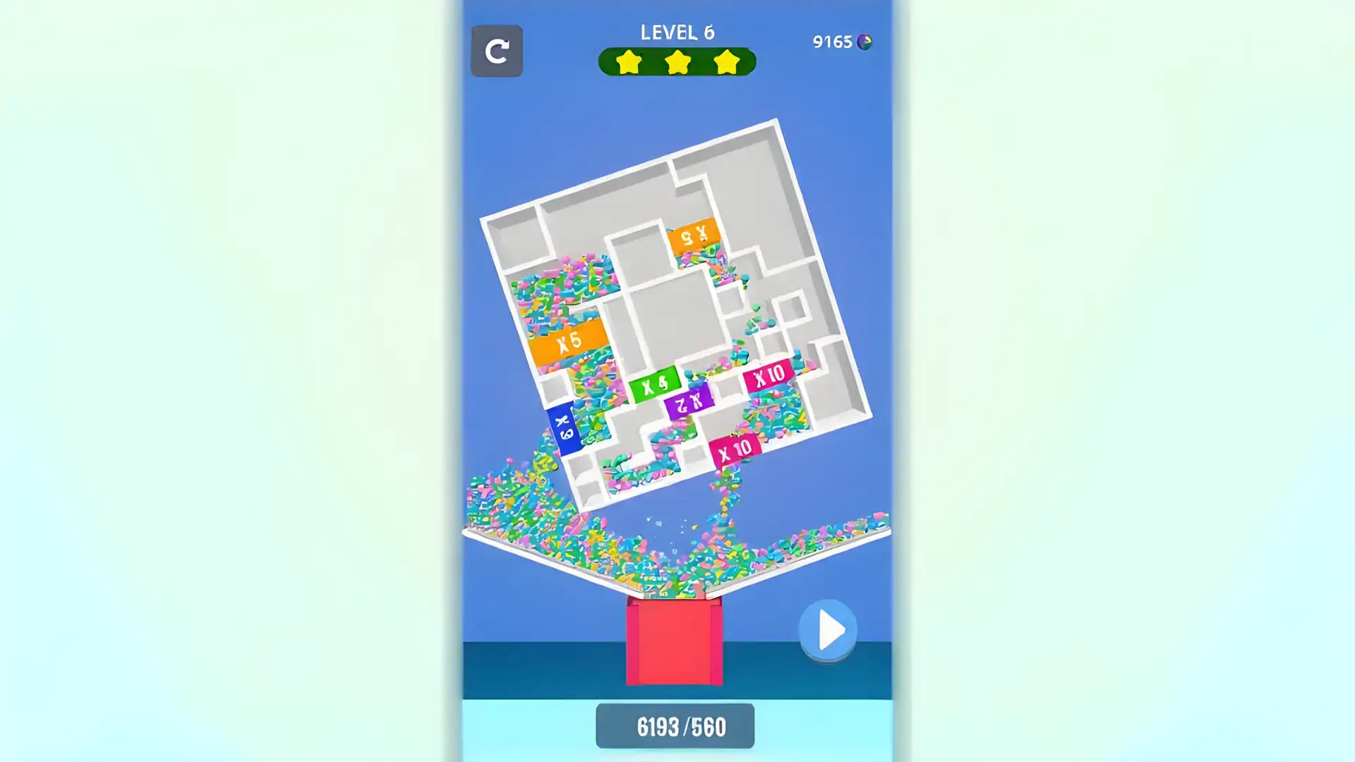 迷宫3D球拉针游戏