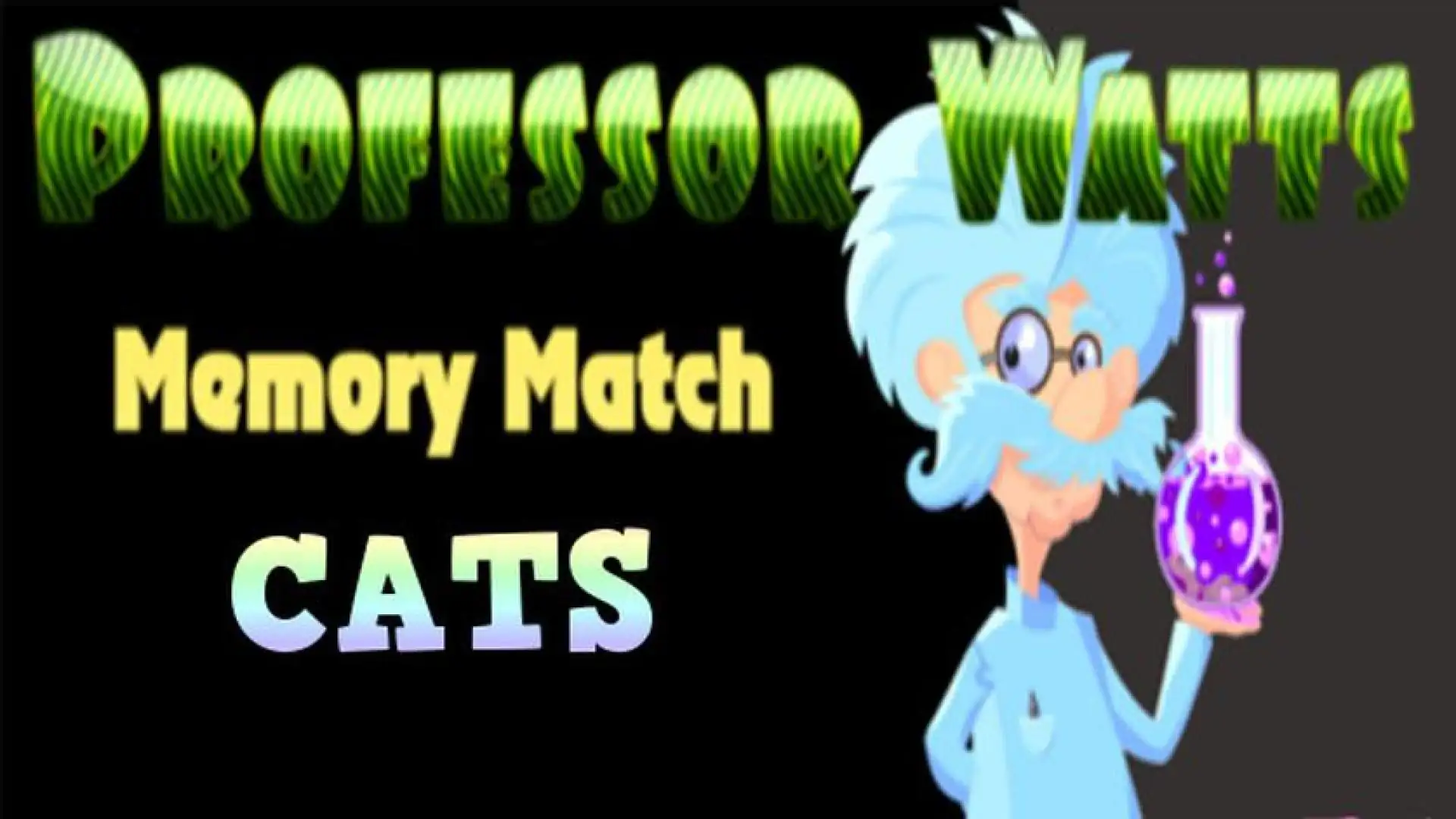 Professor Watts Memory Match: Cats