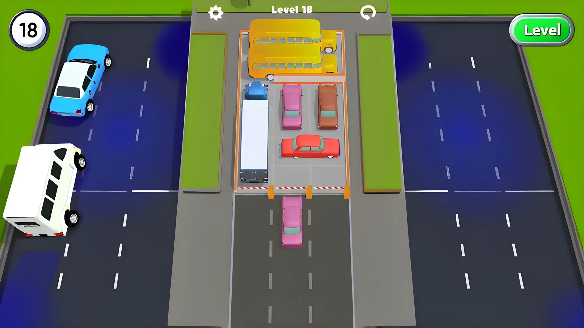 停放汽车3D