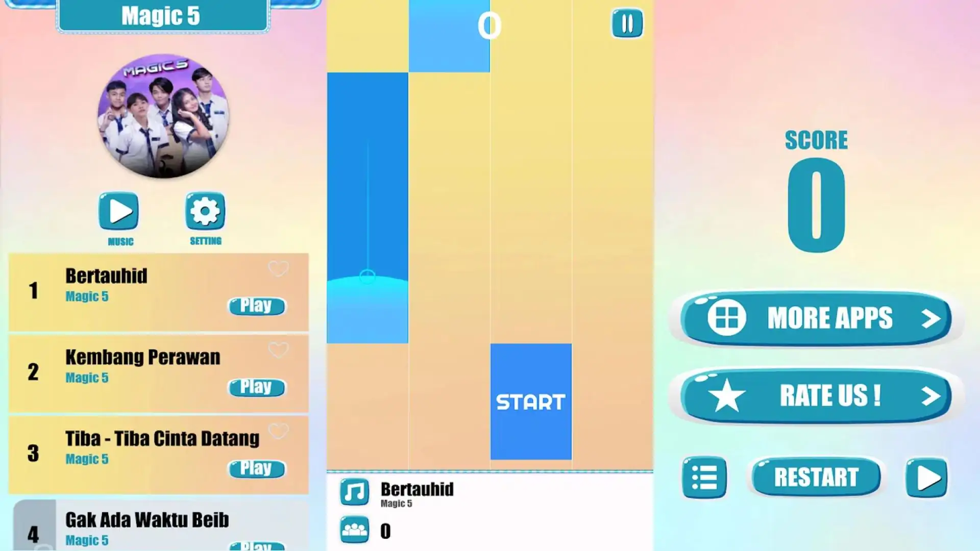 Magic5音乐方块游戏