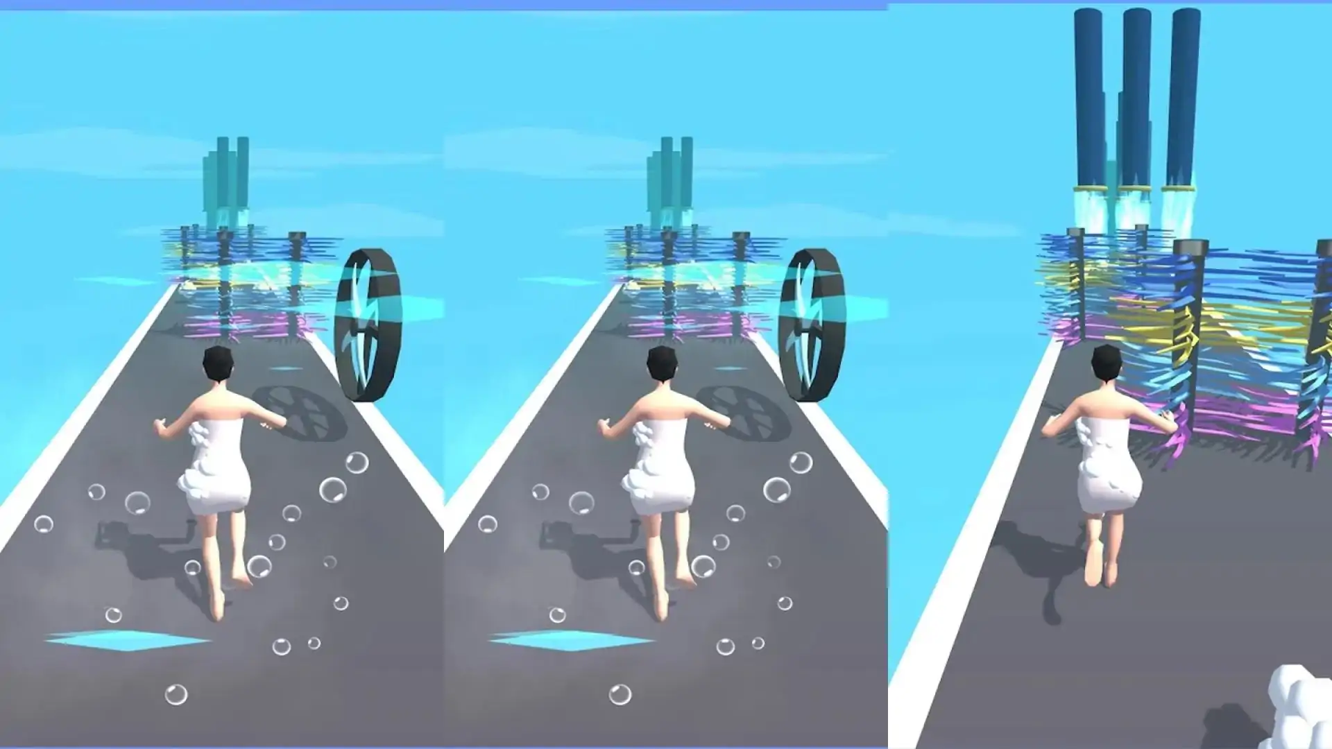 淋浴跑