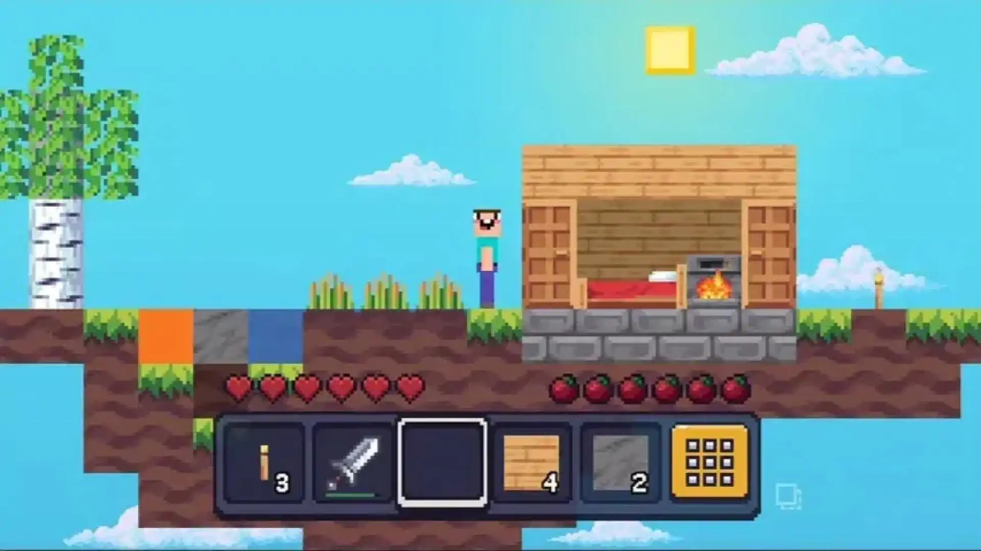 我的世界2D：天空之岛（云玩）