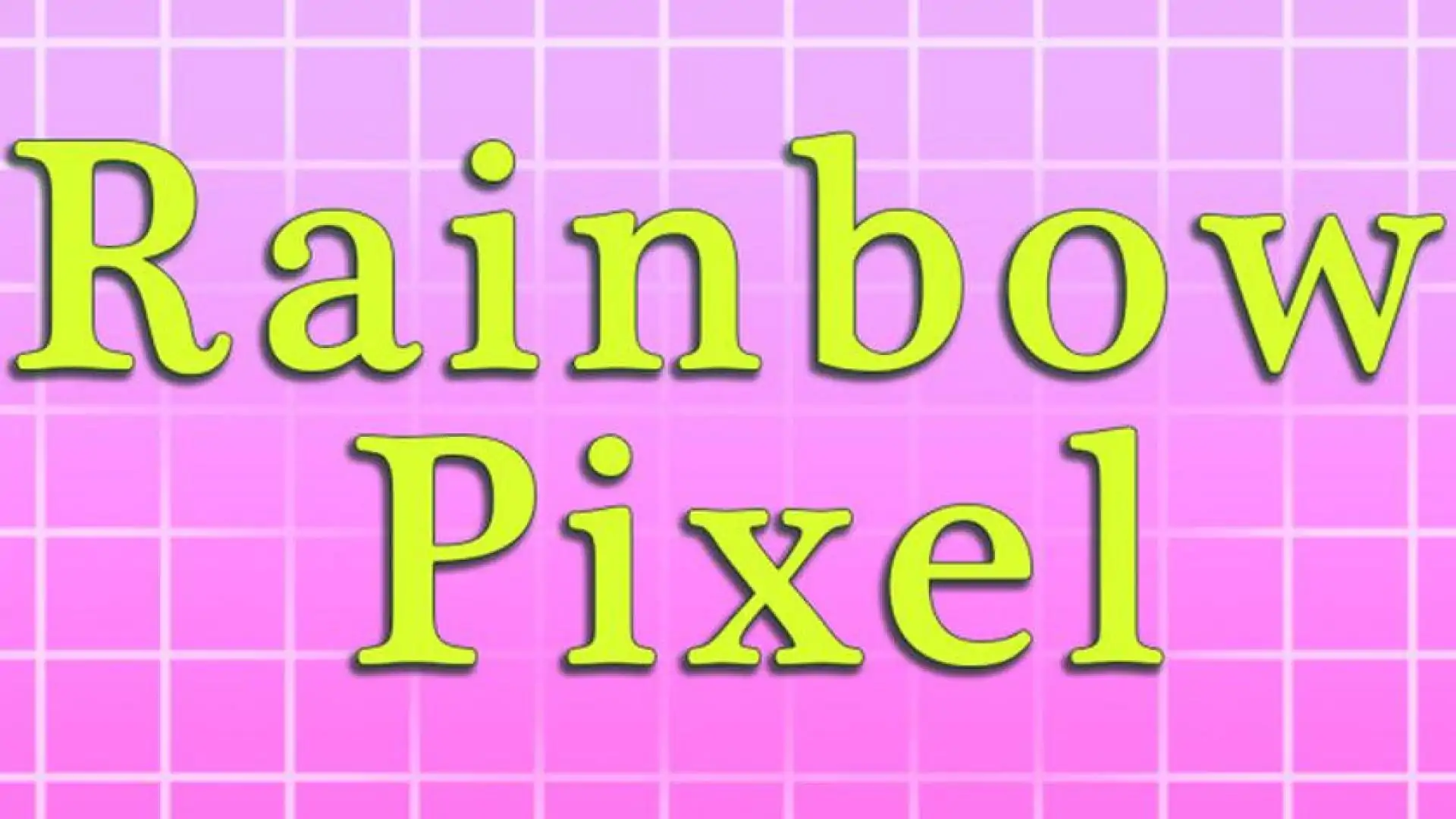 Rainbow Pixel - Color by Number